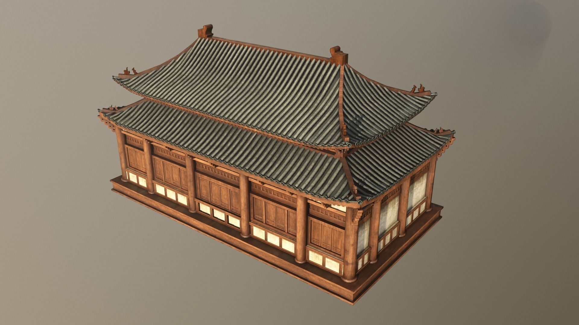Japan Building Model Asian Japanese Realistic Building 3D model | CGTrader