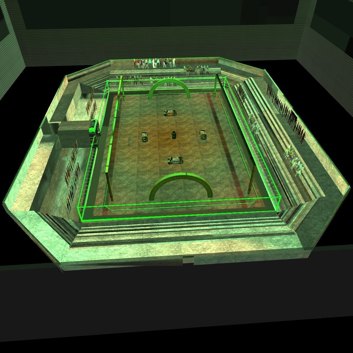 3D model Optimized Simple Battle Arena VR / AR / low-poly | CGTrader