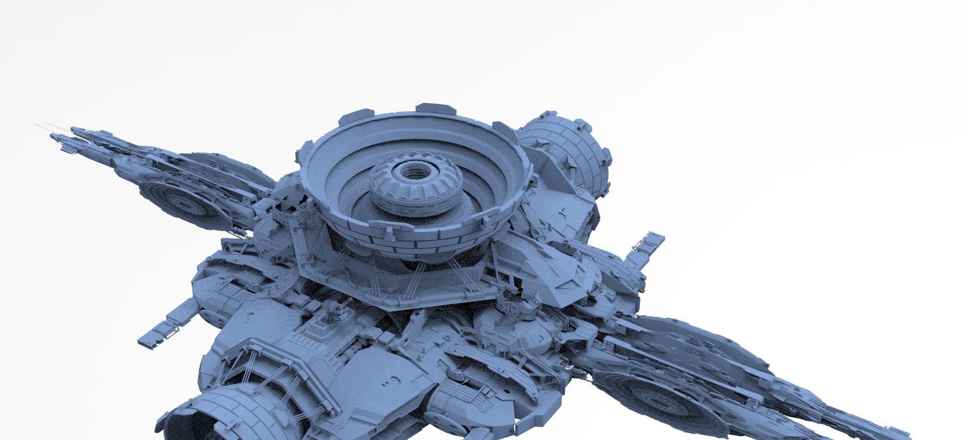 Halo Forerunner Pulse Generator 2 3D model CGTrader