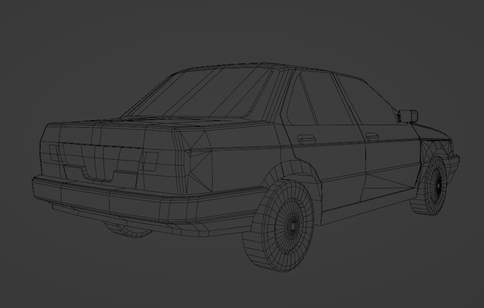 3D model Nissan Sentra B13 VR / AR / low-poly | CGTrader