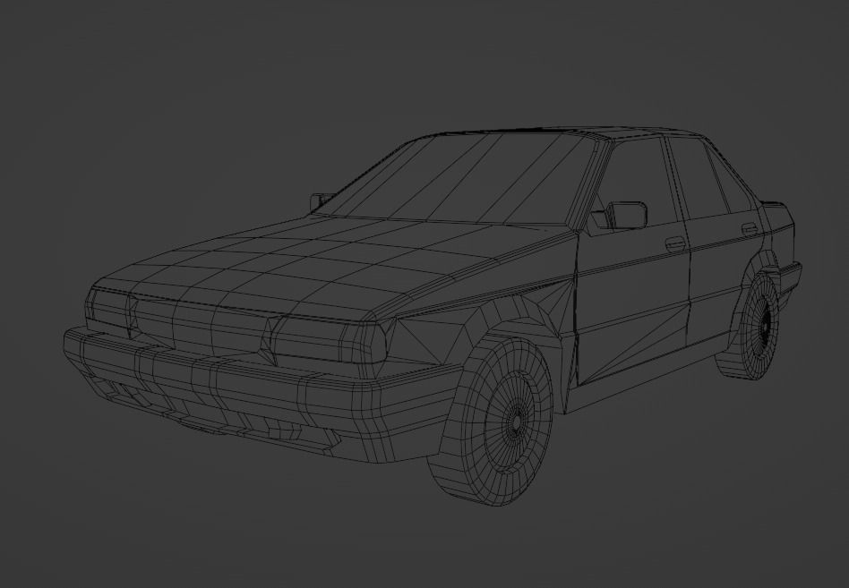 3D model Nissan Sentra B13 VR / AR / low-poly | CGTrader