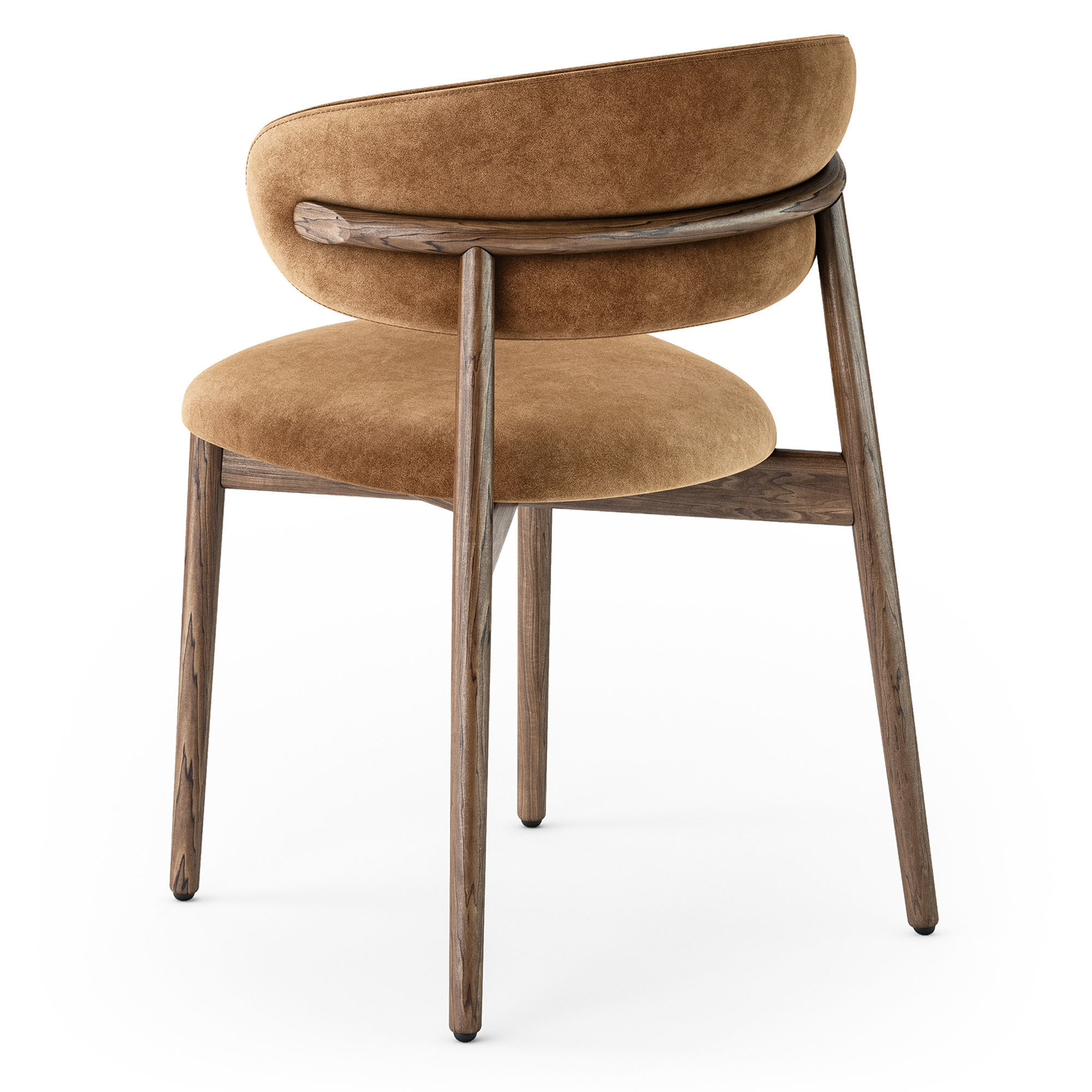 Calligaris Oleandro wood chair 3D model CGTrader