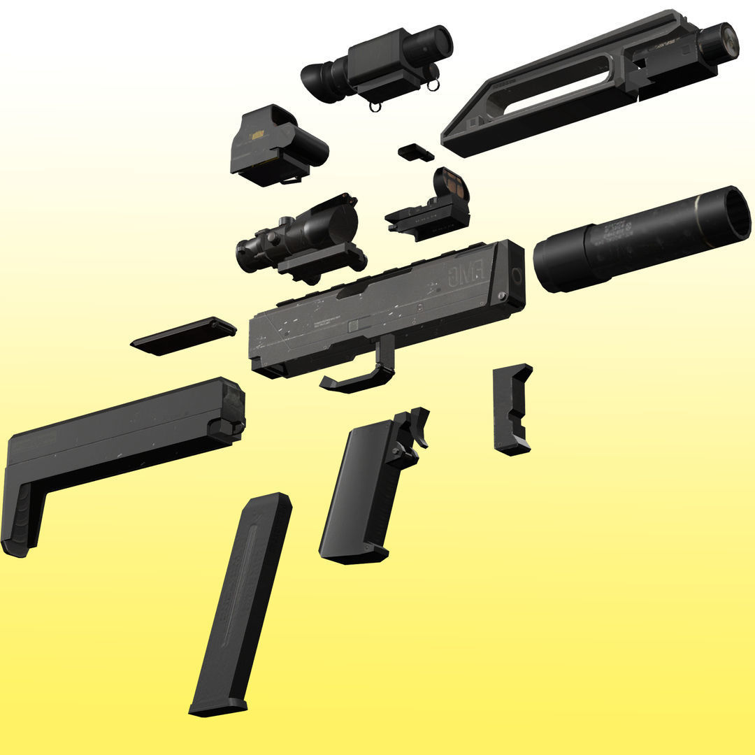 3D model FMG 9 Rig VR / AR / low-poly | CGTrader
