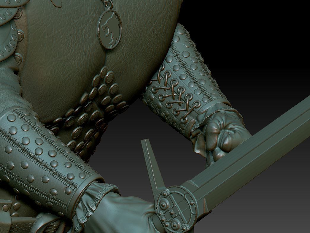 The Witcher Netflix 3D model 3D printable | CGTrader