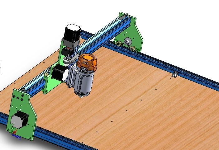 CNC router 3 Axis 3D model | CGTrader