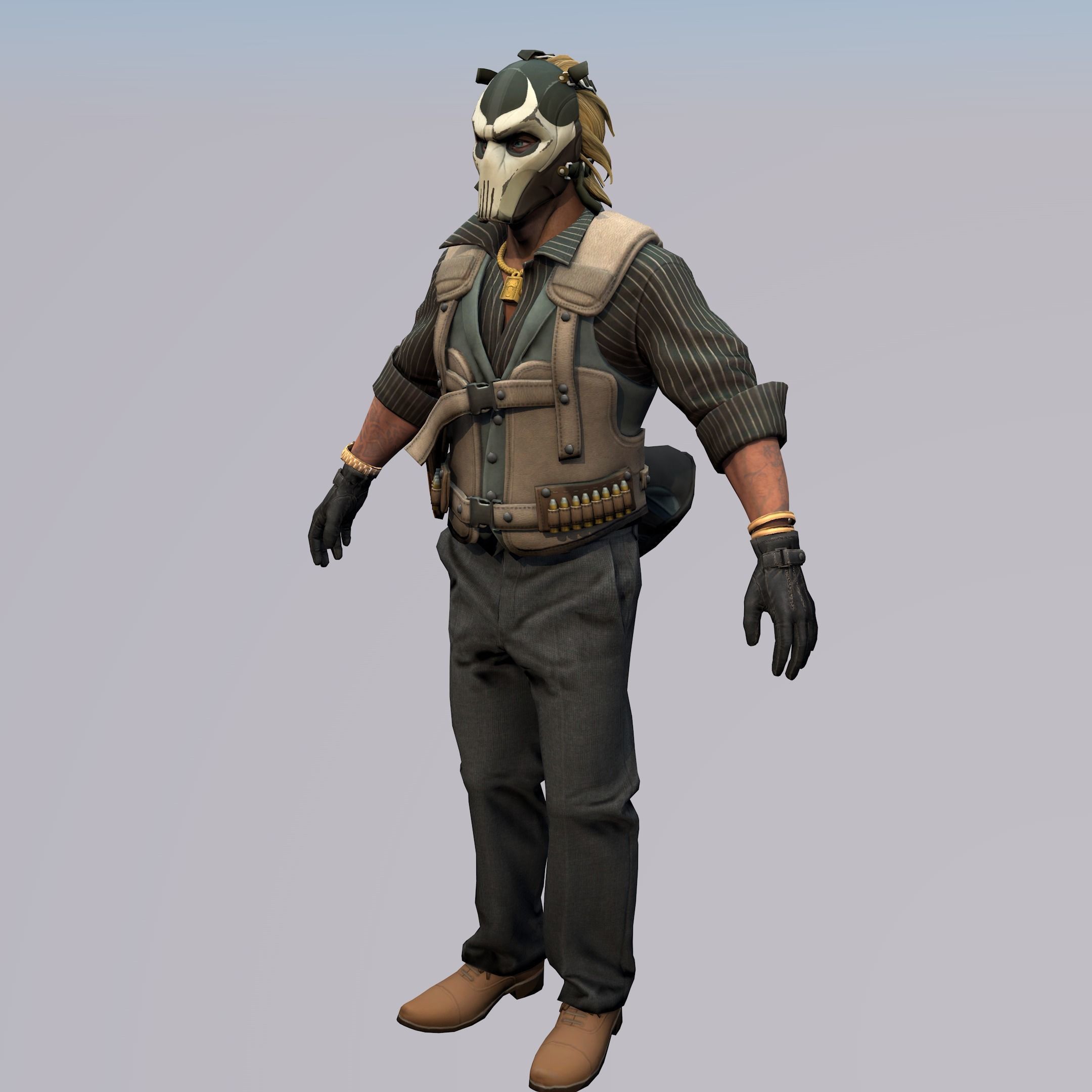 Agent from the game CSGO Sir Darryl Professionals 3D model | CGTrader