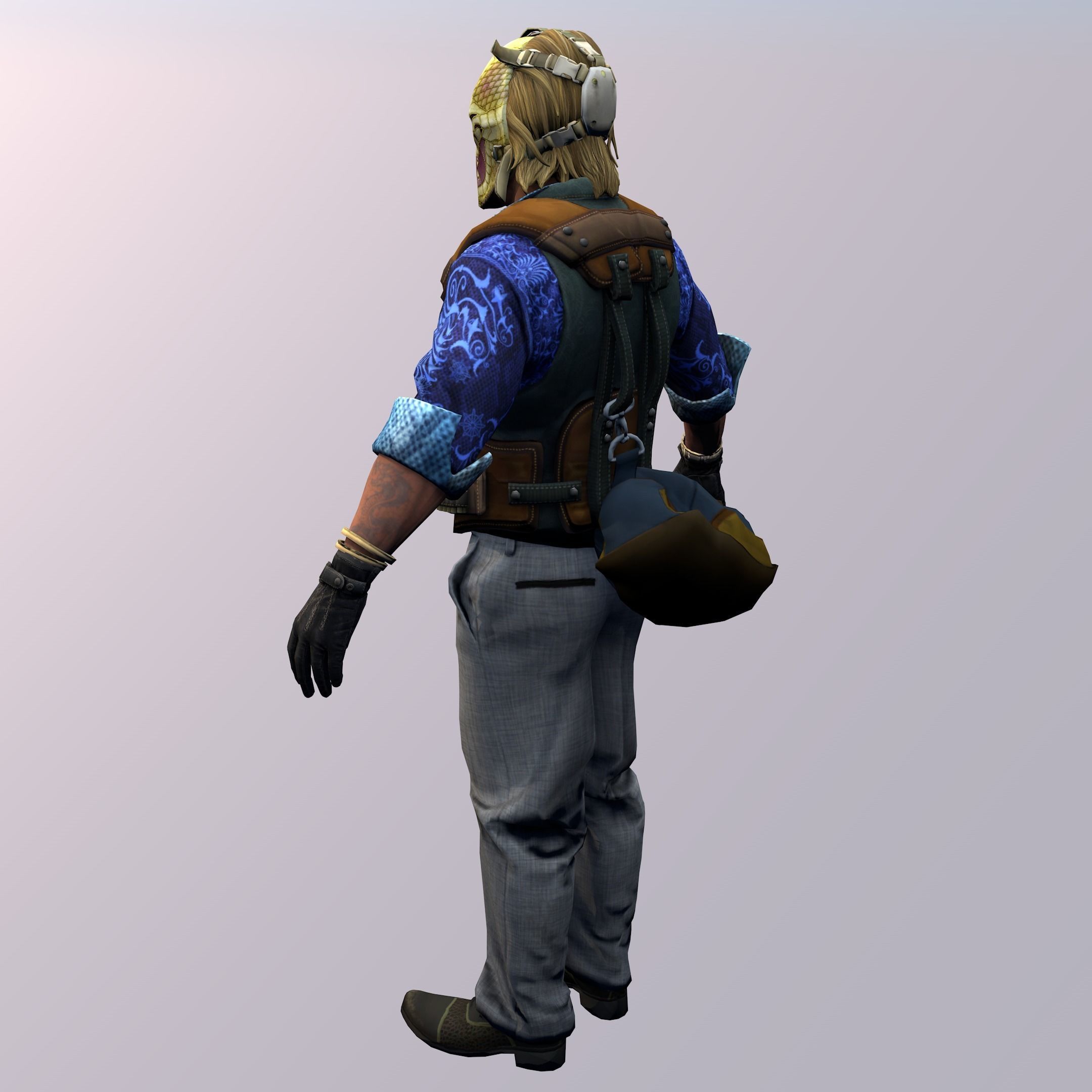 Agent from the game CSGO Sir Darryl Professionals 3D model | CGTrader