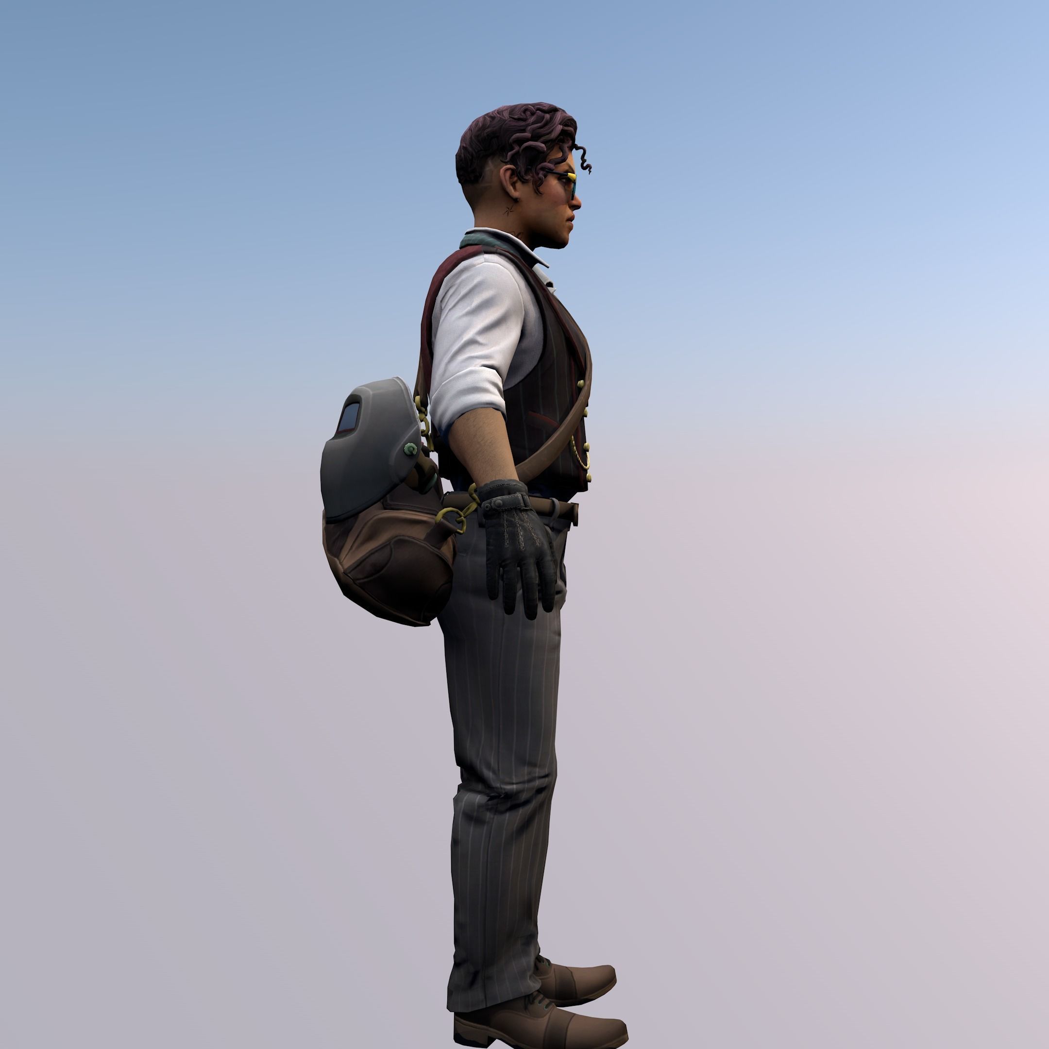 Agent from the game CSGO Burglar Voltzmann Professionals 3D model ...