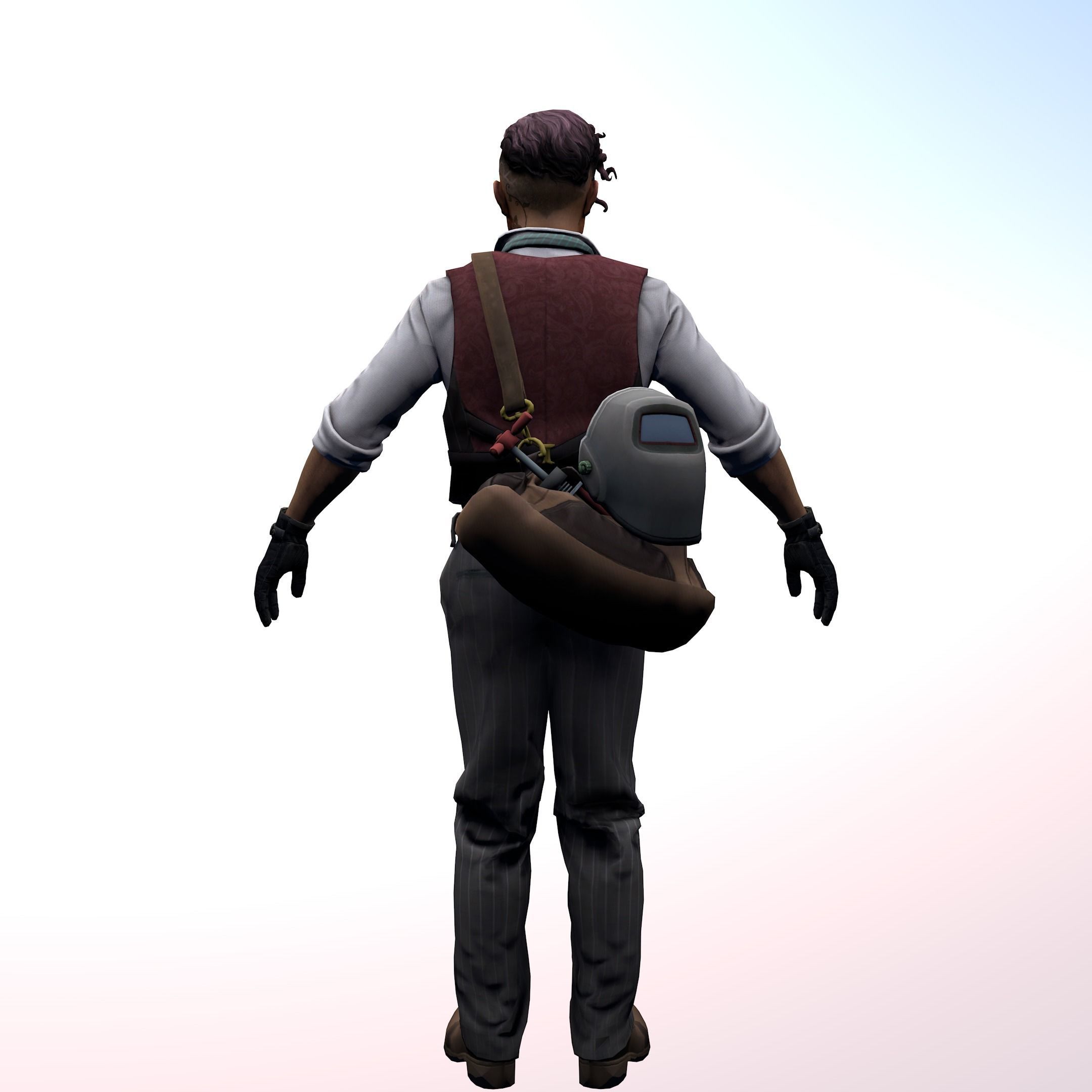 Agent from the game CSGO Burglar Voltzmann Professionals 3D model ...