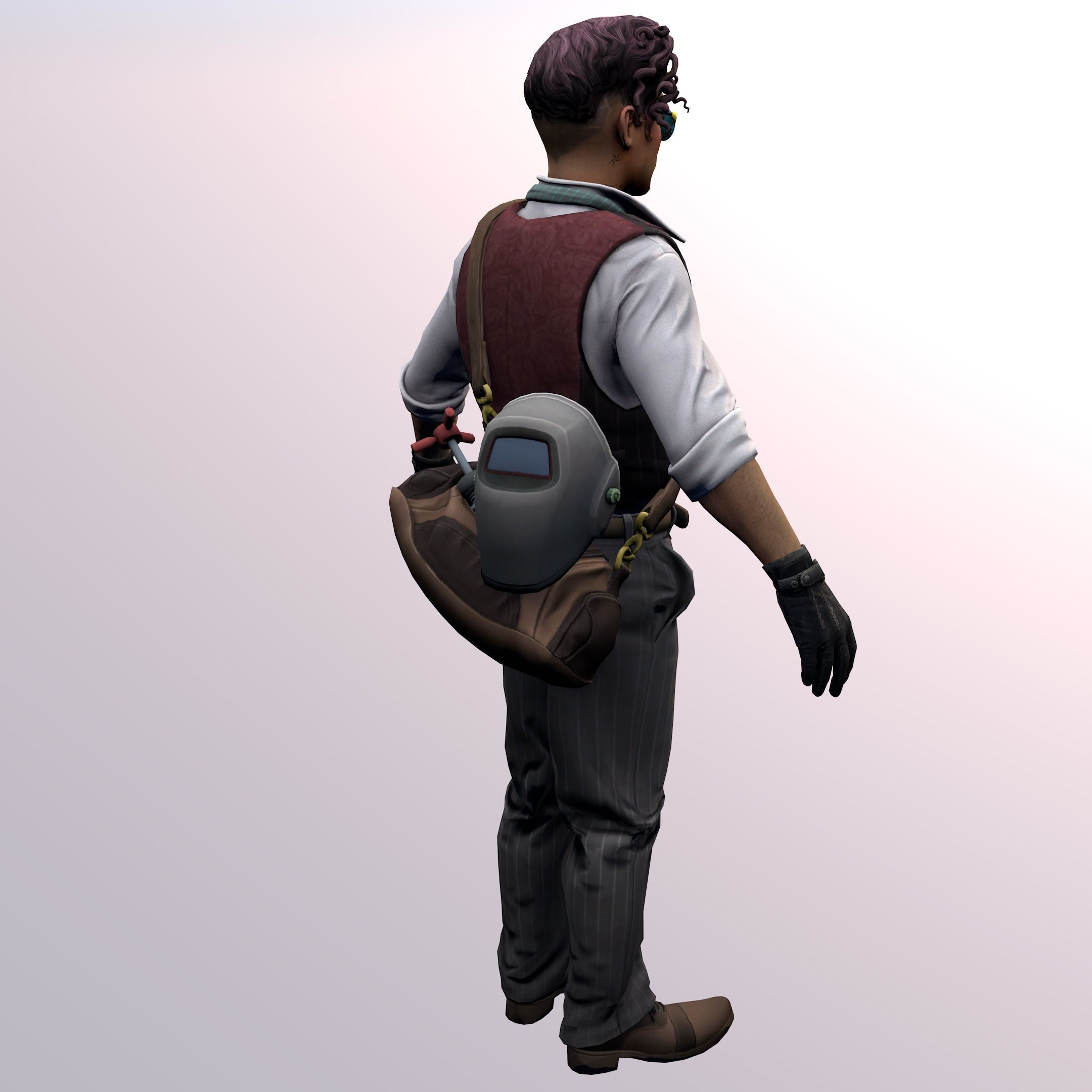 Agent from the game CSGO Burglar Voltzmann Professionals 3D model ...