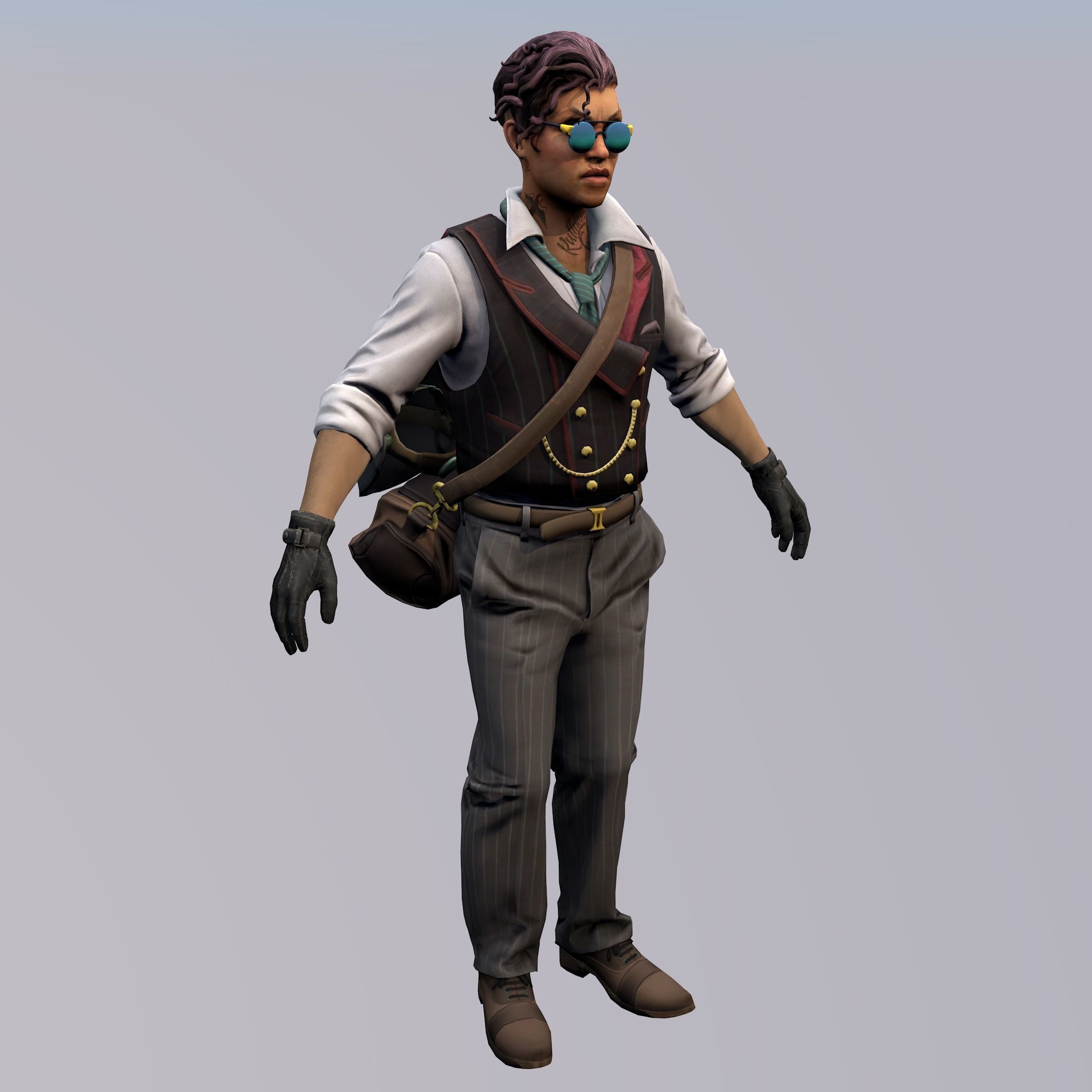 Agent from the game CSGO Burglar Voltzmann Professionals 3D model ...