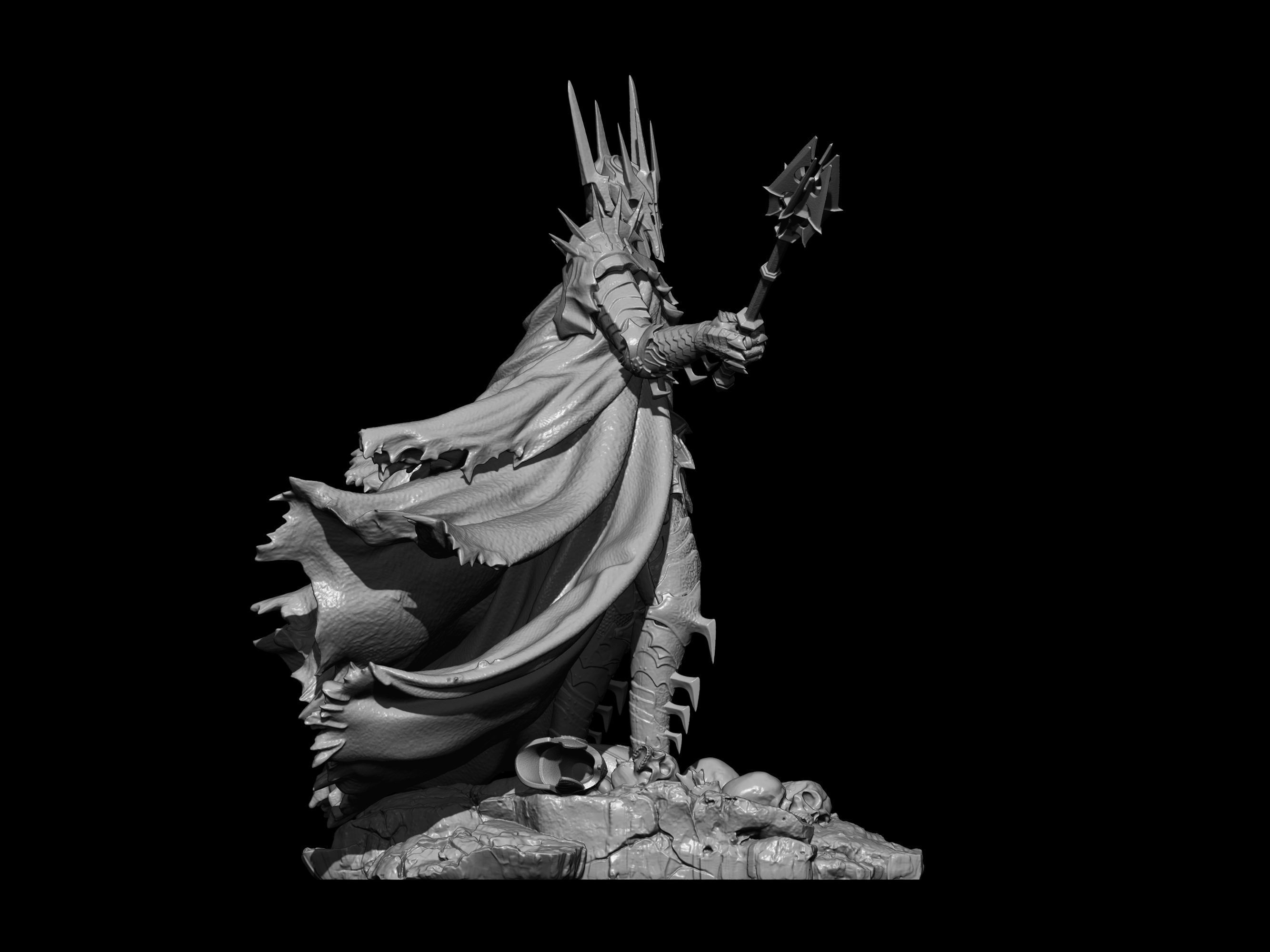 Sauron - Lord of the Rings 3D model 3D printable | CGTrader