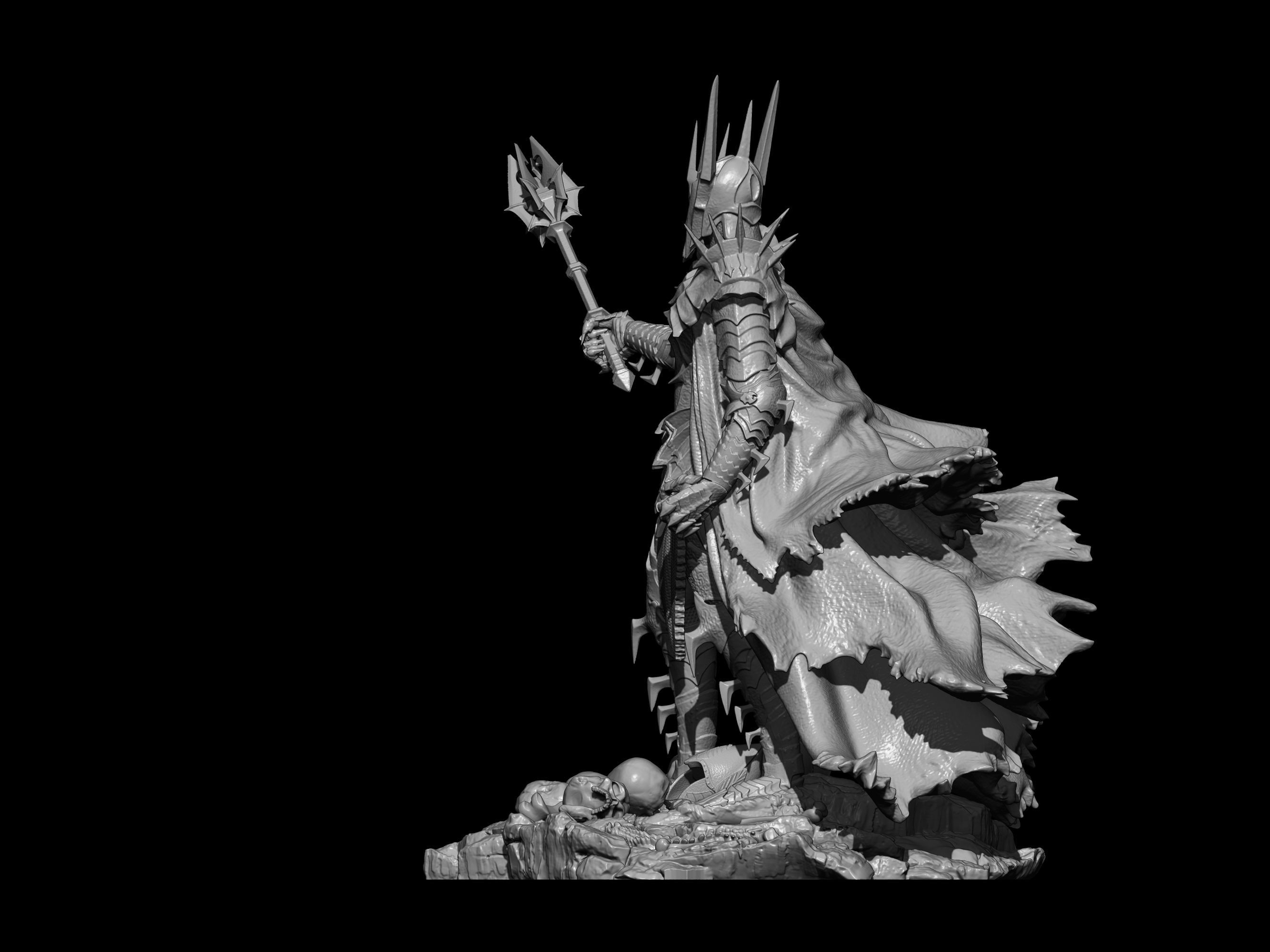 Sauron - Lord of the Rings 3D model 3D printable | CGTrader