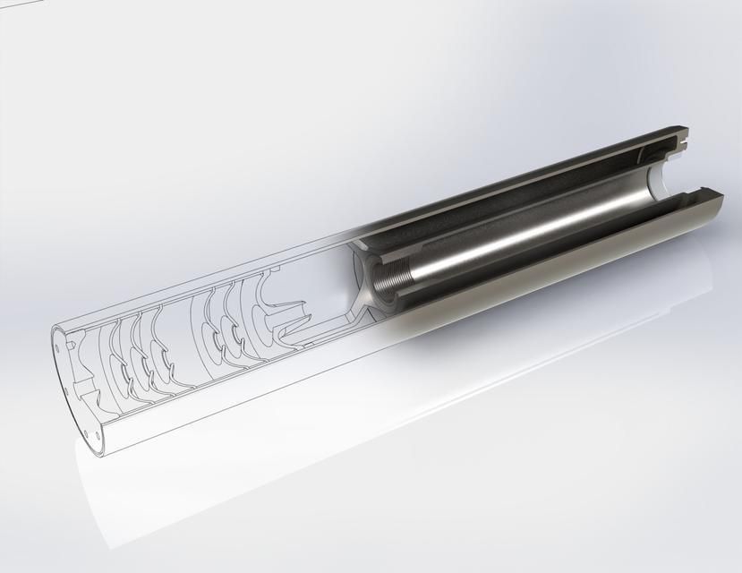 Compensator Sound level reduction silencer and suppressor free 3D model