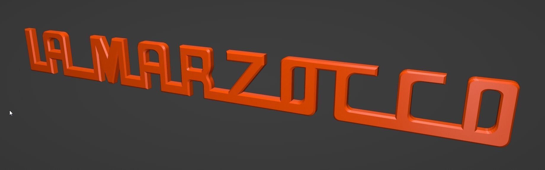 La Marzocco logo 3d print 3D model 3D printable CGTrader