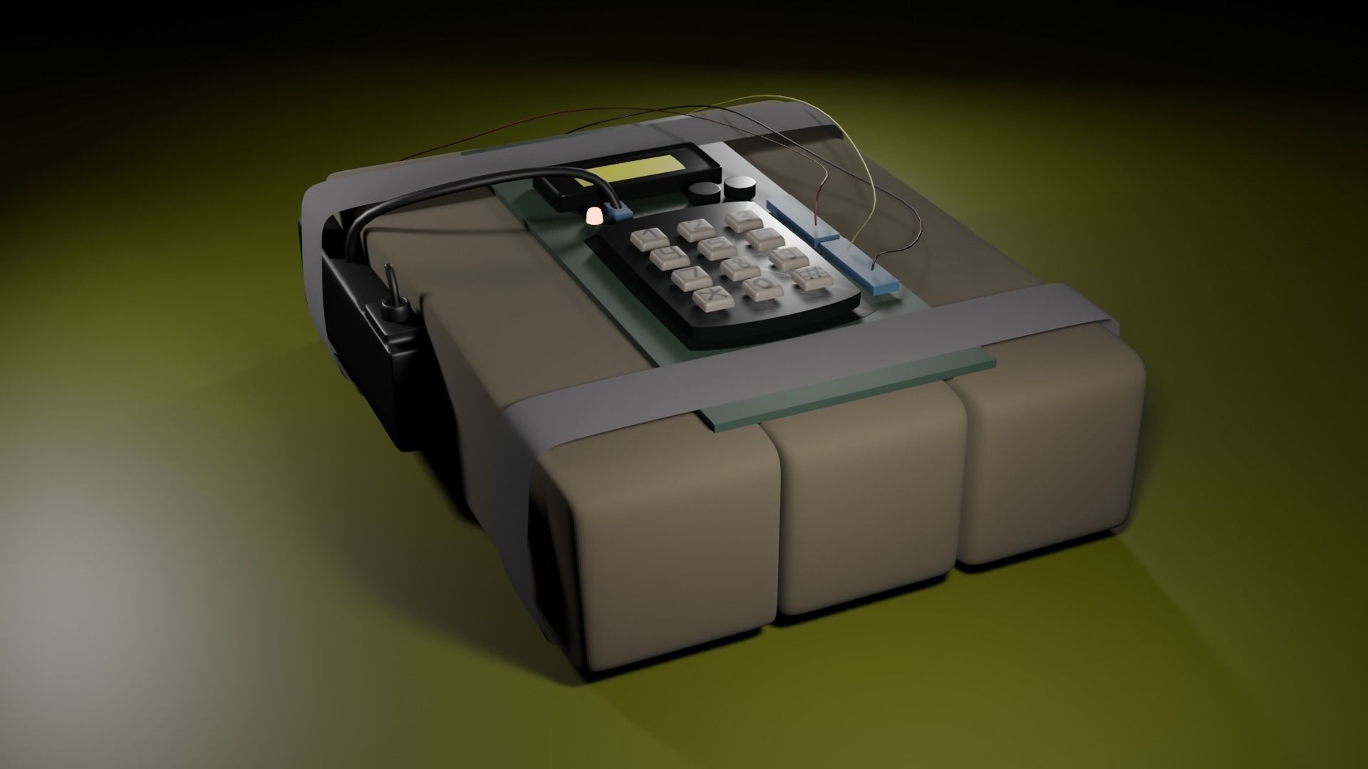 c4 bomb free 3D model | CGTrader