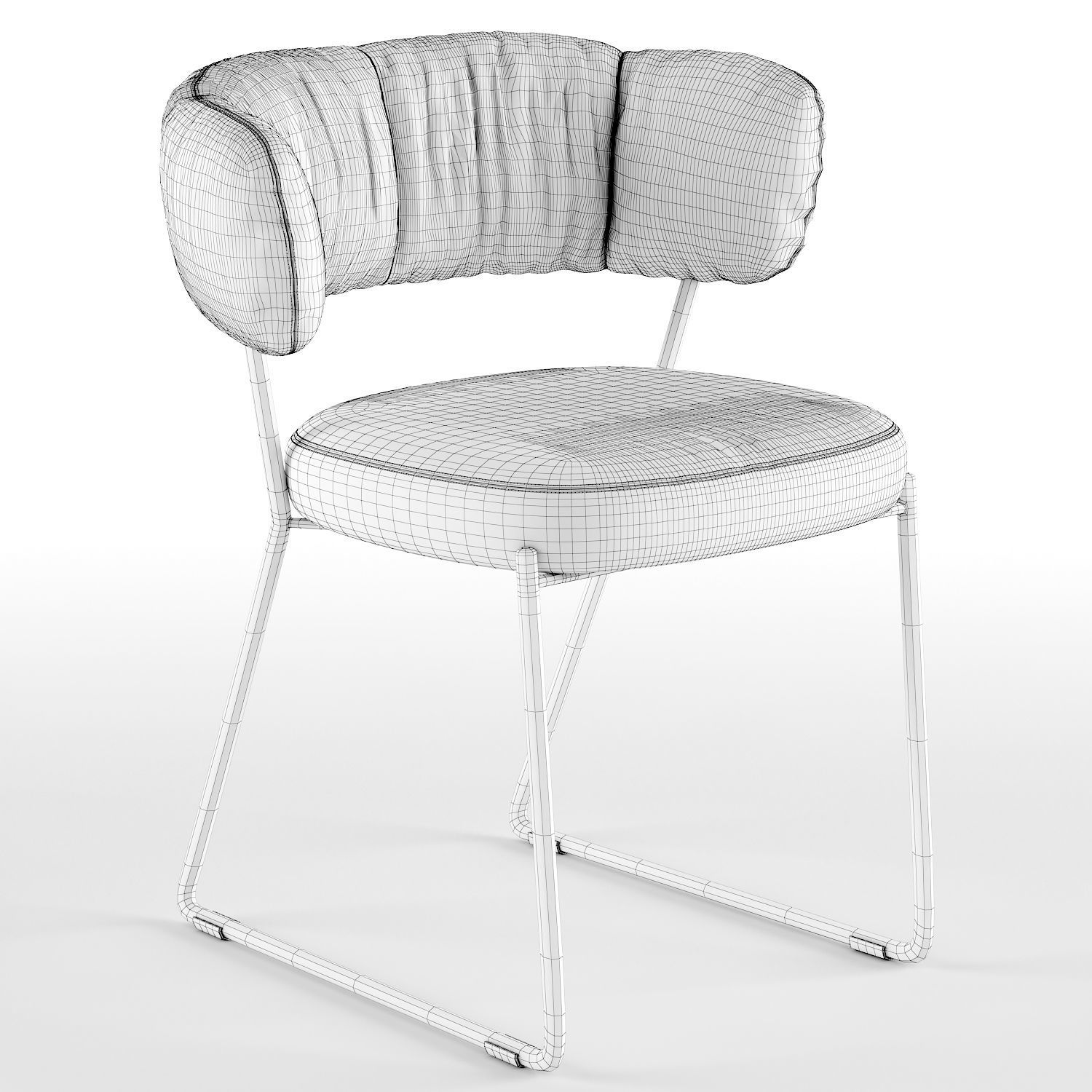 Quadrotta chair Calligaris 3D model CGTrader