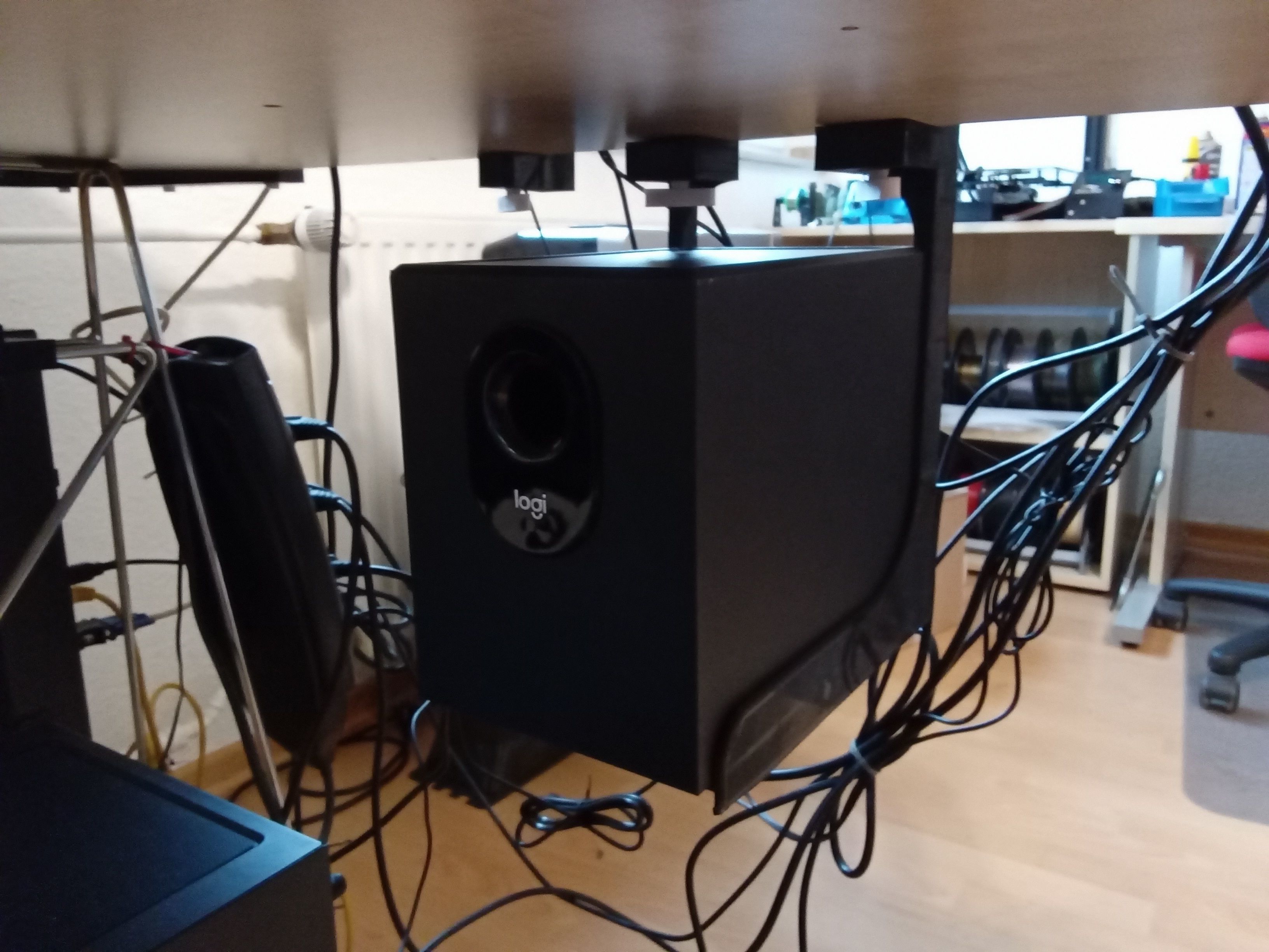 Logitech subwoofer mounting 3D model 3D printable CGTrader