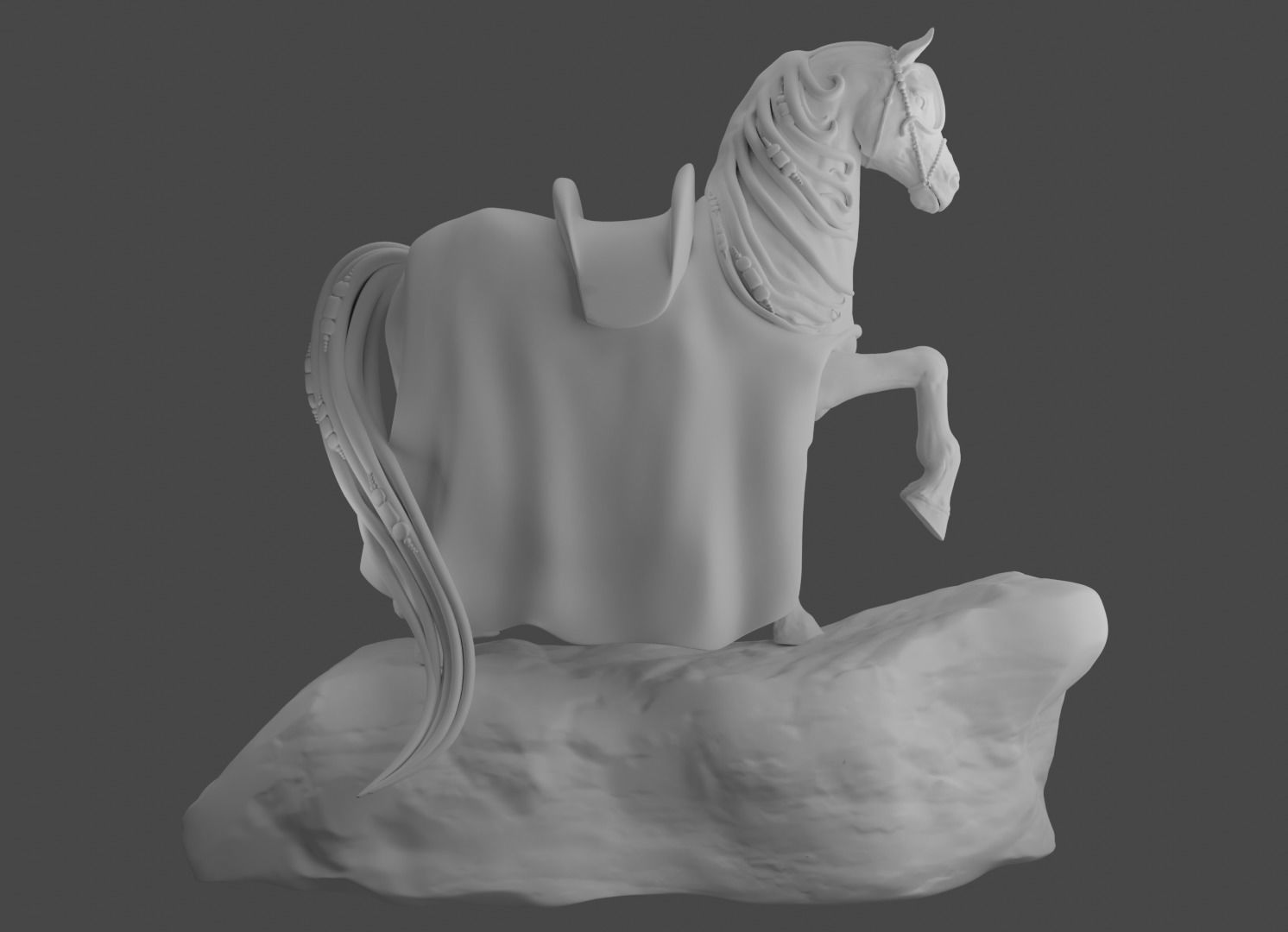 Horse figurine model 3D model 3D printable CGTrader