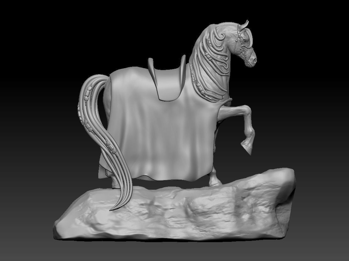 Horse figurine model 3D model 3D printable CGTrader