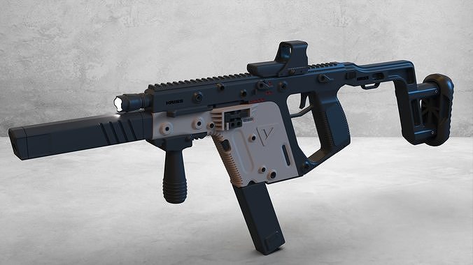 kriss vector suppressor 3D model | CGTrader