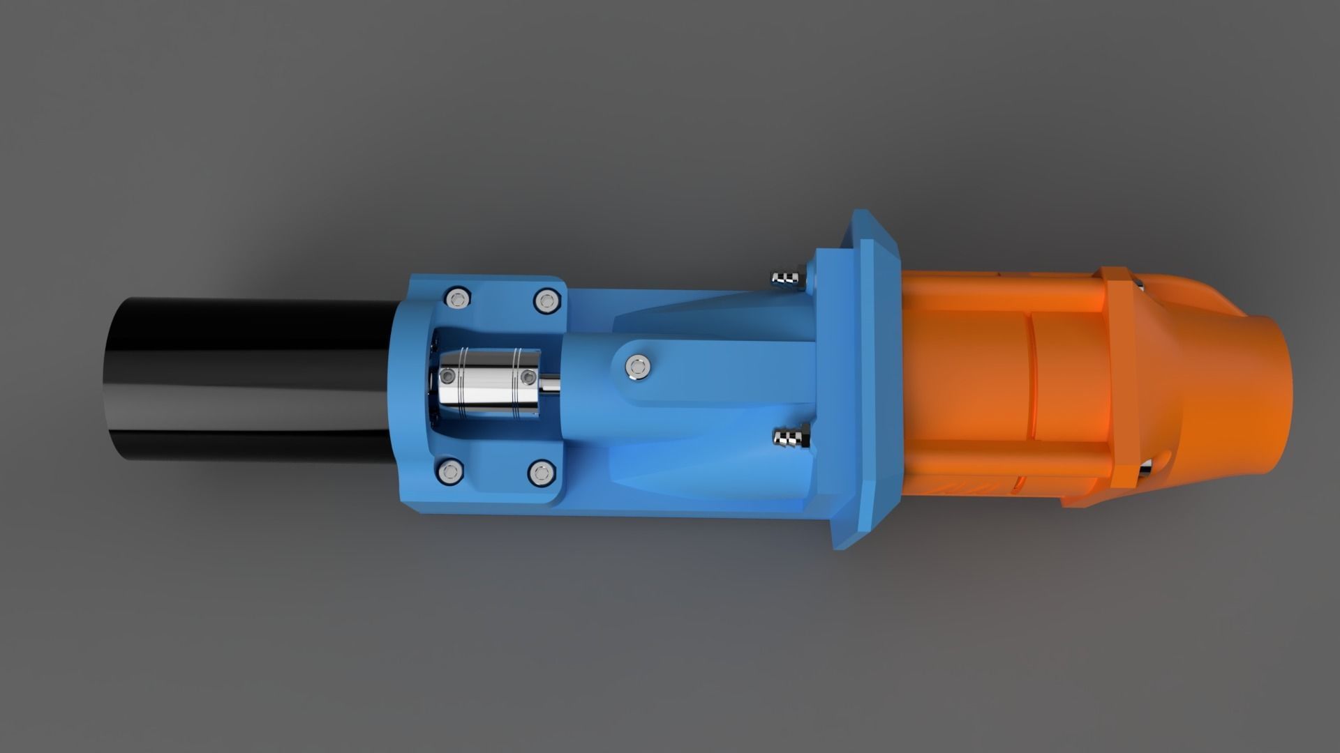 MJet 60 3D Printable Jet Drive for Electric Surfboards 3D model 3D