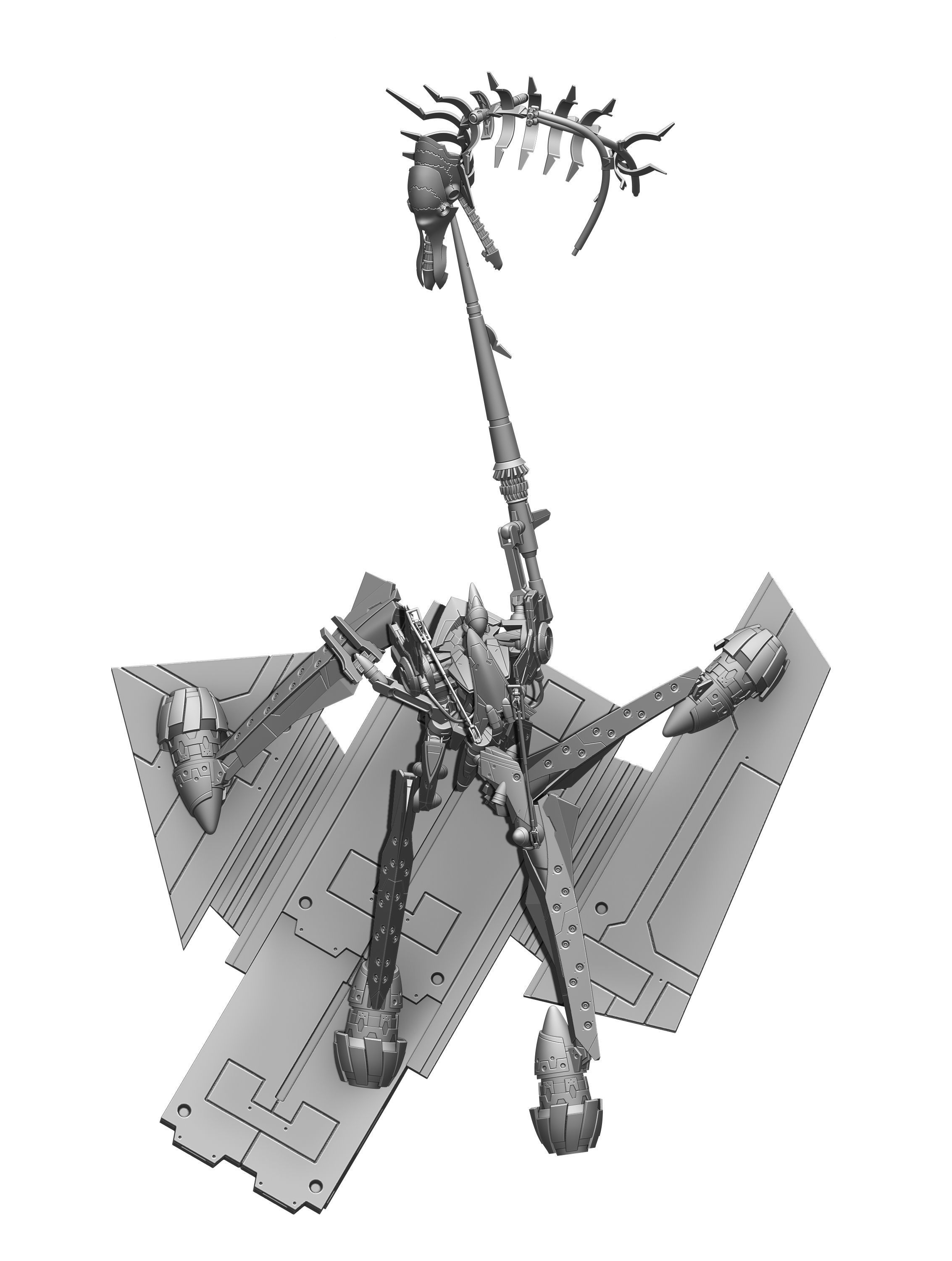 EVA-Unit05 and 3rd Angel 3D model 3D printable | CGTrader