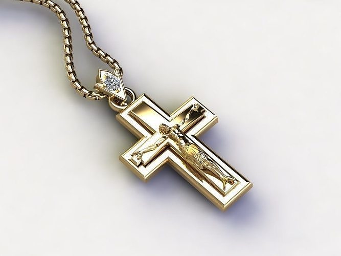 Jesus Pendant 3D cad 3D model | CGTrader