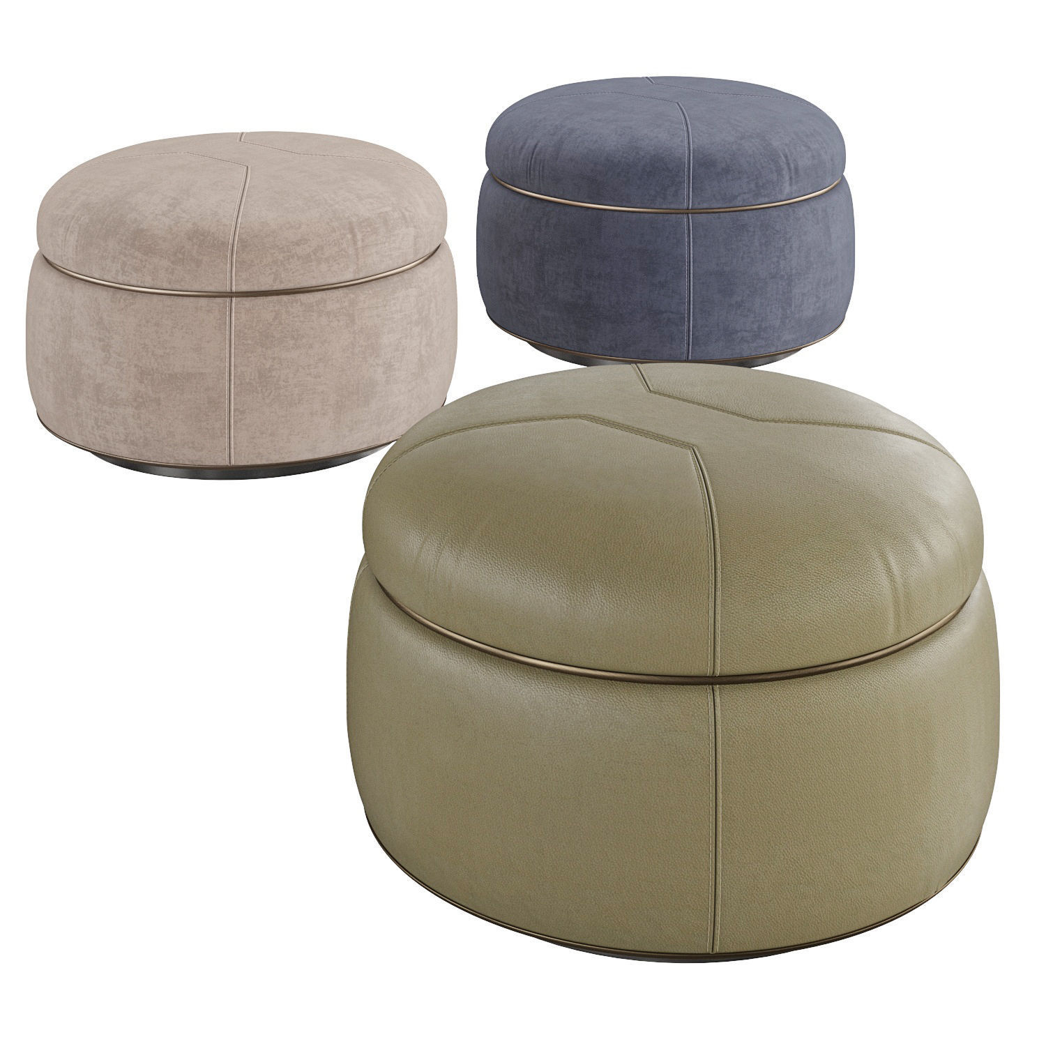 Pouf Tuffet 3D model CGTrader