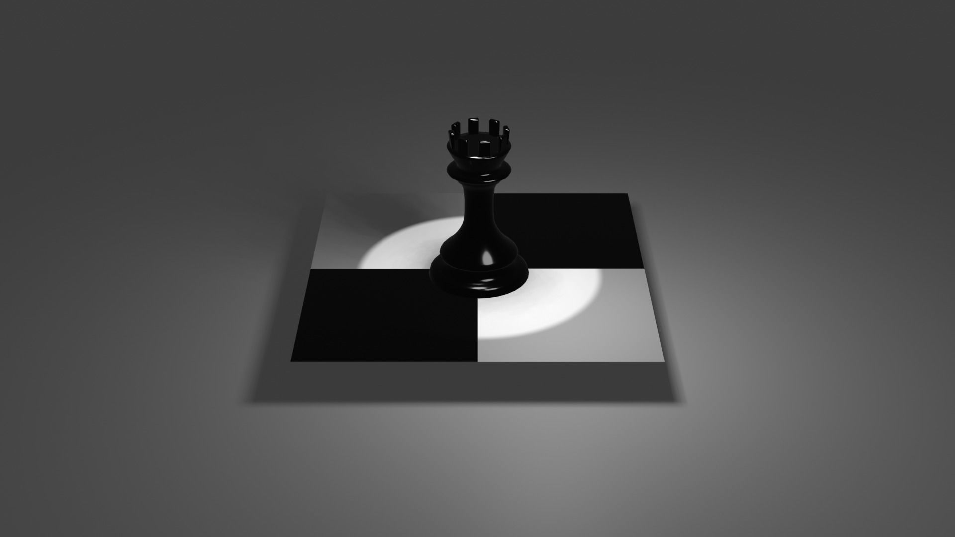 Square Style Rook Chess The Rook chess piece on square 3D model | CGTrader
