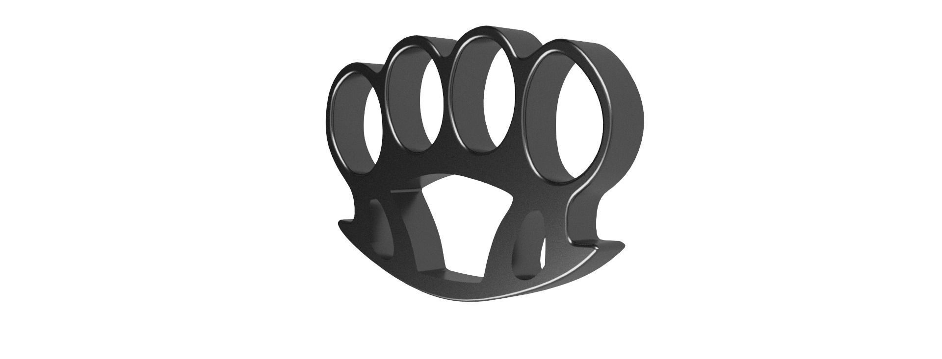 Brass knuckles 3D model 3D model 3D printable | CGTrader