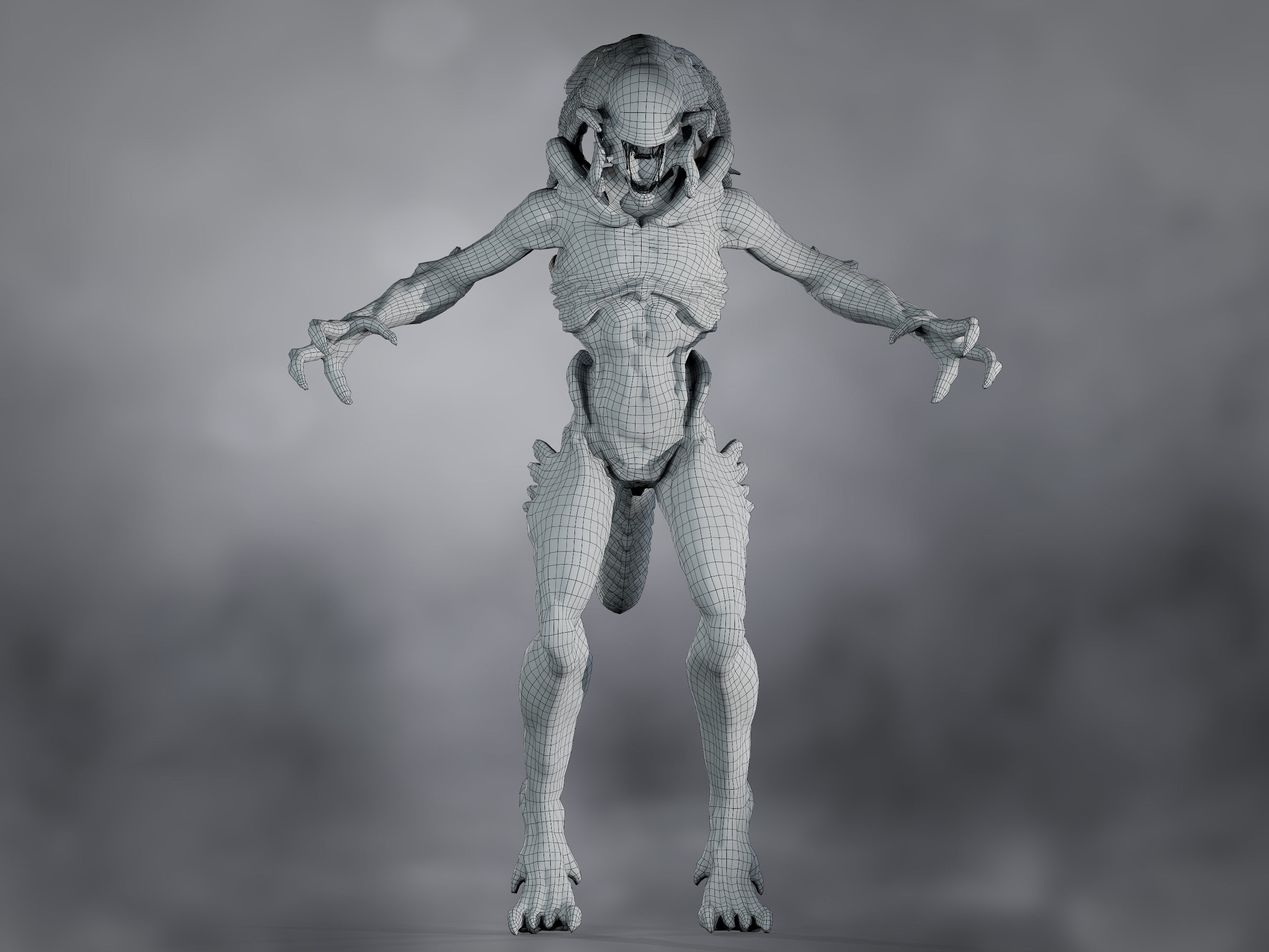 3D model Predalien VR / AR / low-poly rigged | CGTrader