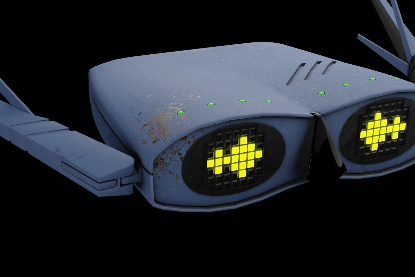 WIFI Router Robot Drone 3D model | CGTrader