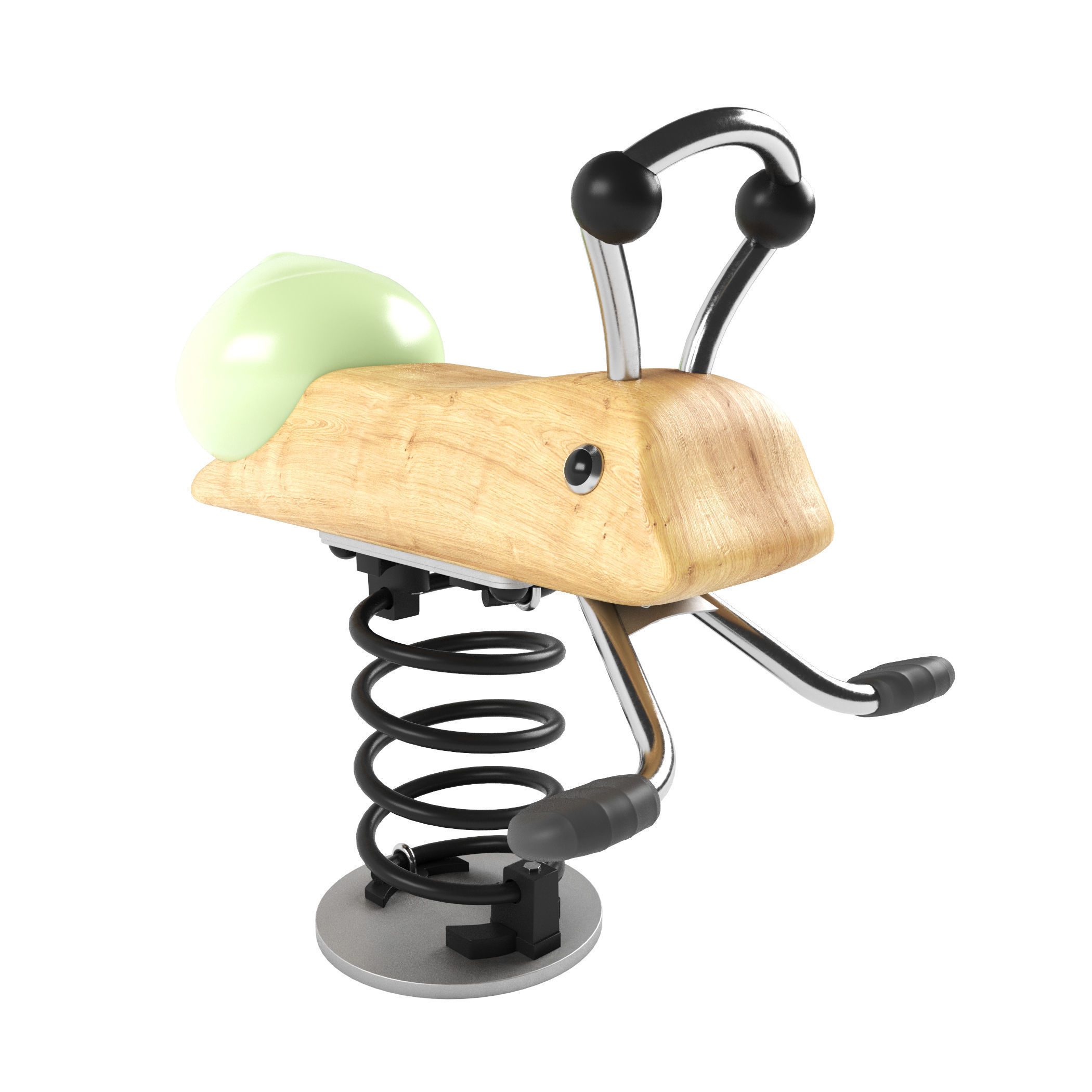 Spring rocking Kompan 3D model | CGTrader