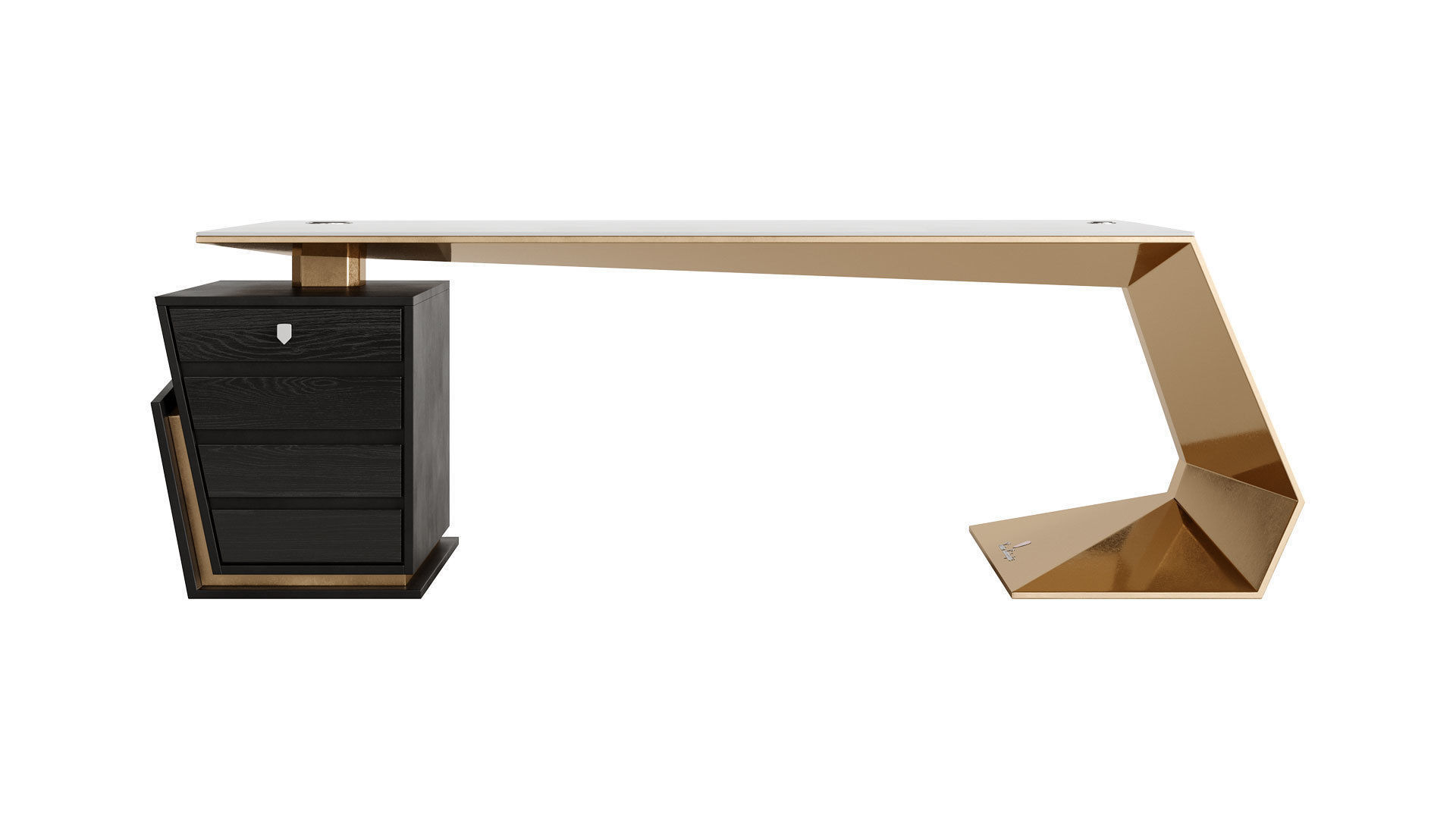 GTGOLD Executive Desk by Tonino 3D model CGTrader