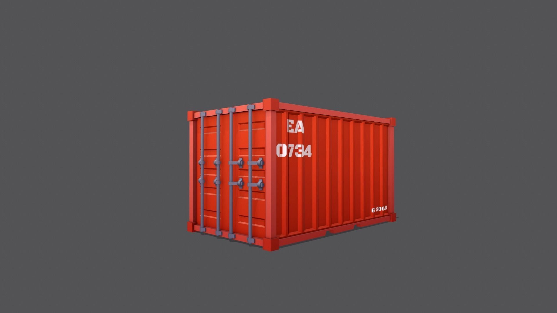 Container Stylised 3D model Containers Stylized Cartoon VR / AR / low-poly | CGTrader