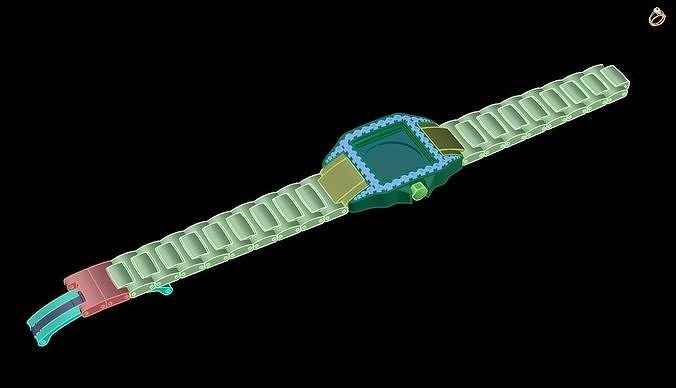 watch 3D model 3D printable | CGTrader