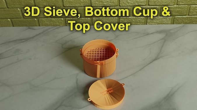 3D Print Ready 2 mm Sieve Set