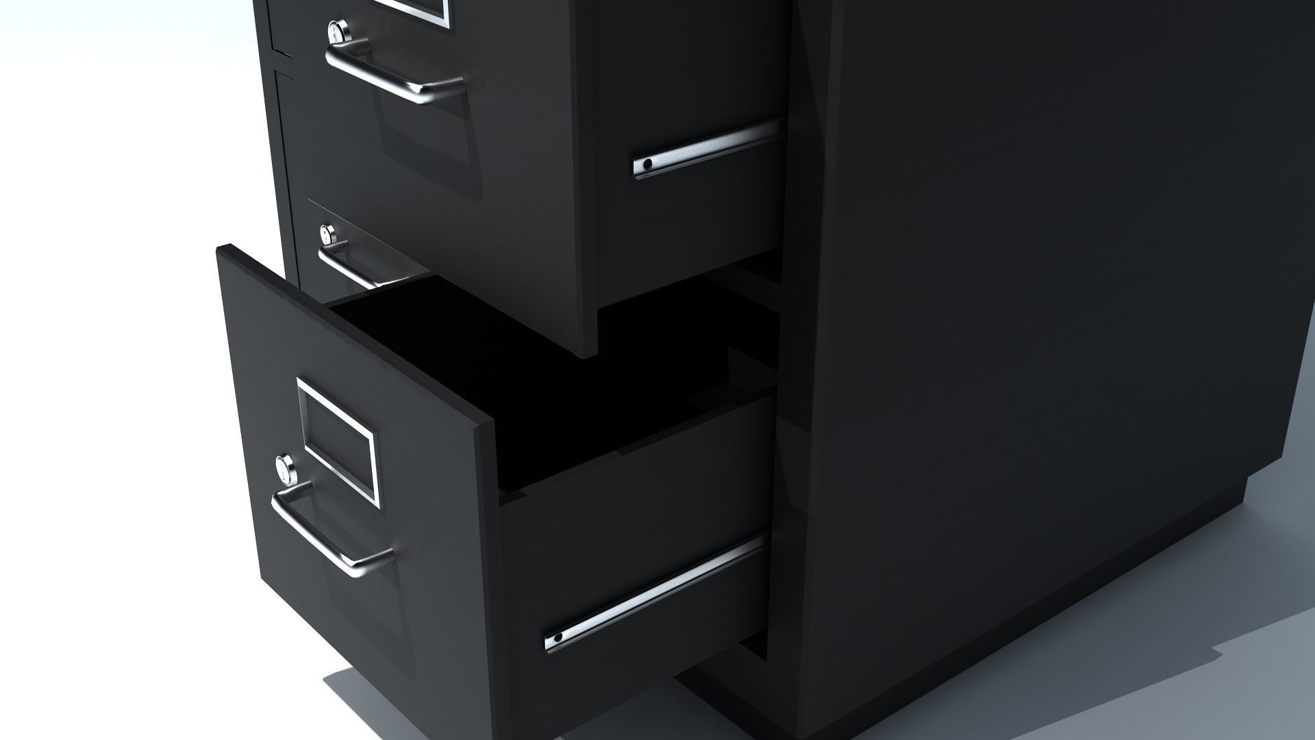 3D model Wooden Office Filing VR / AR / lowpoly CGTrader