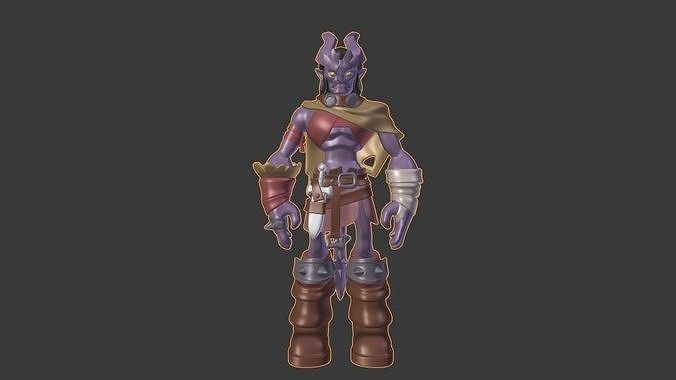 Devil Character 3D model | CGTrader