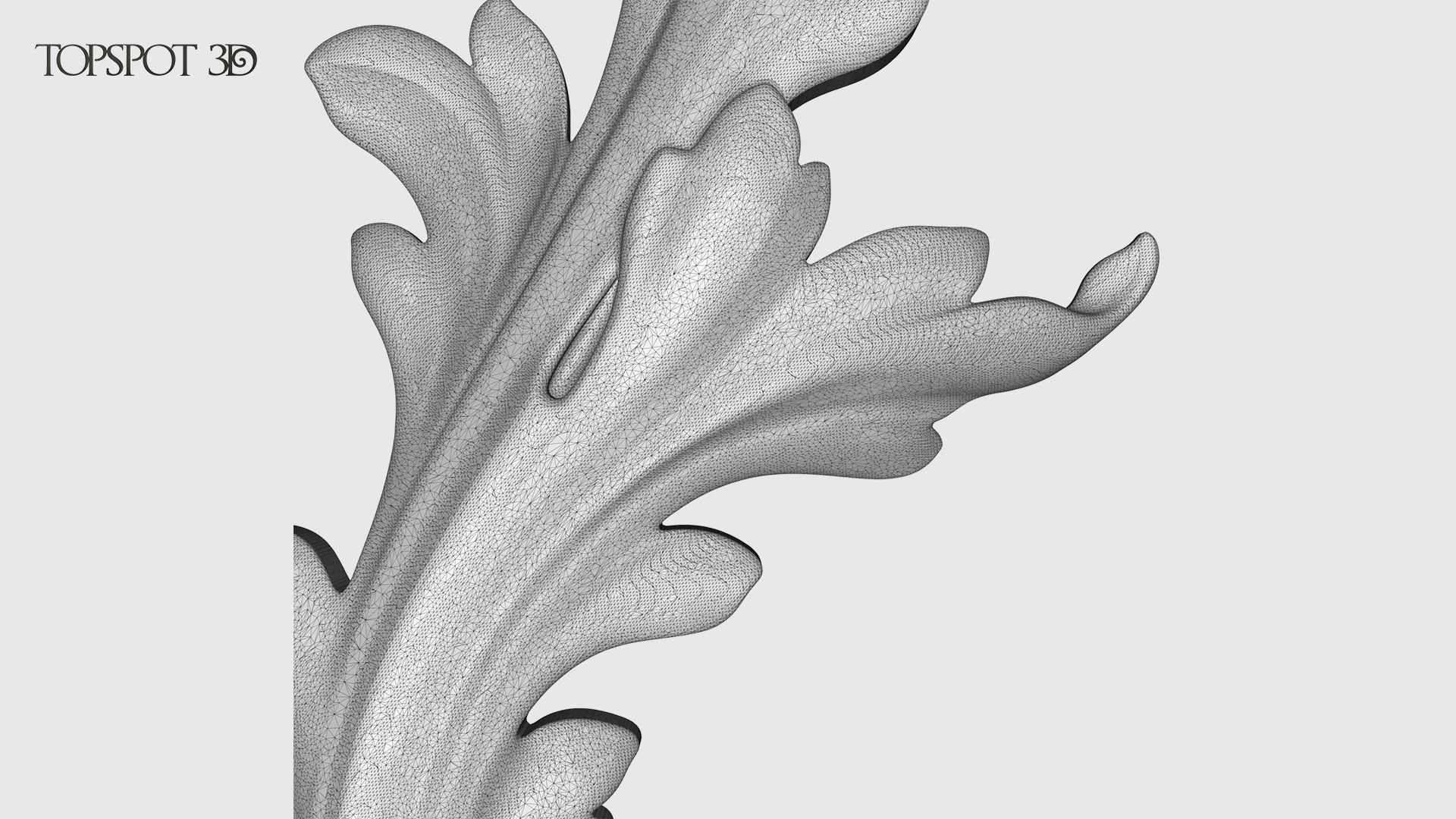 Acanthus Leaves Set 3D model 3D printable | CGTrader