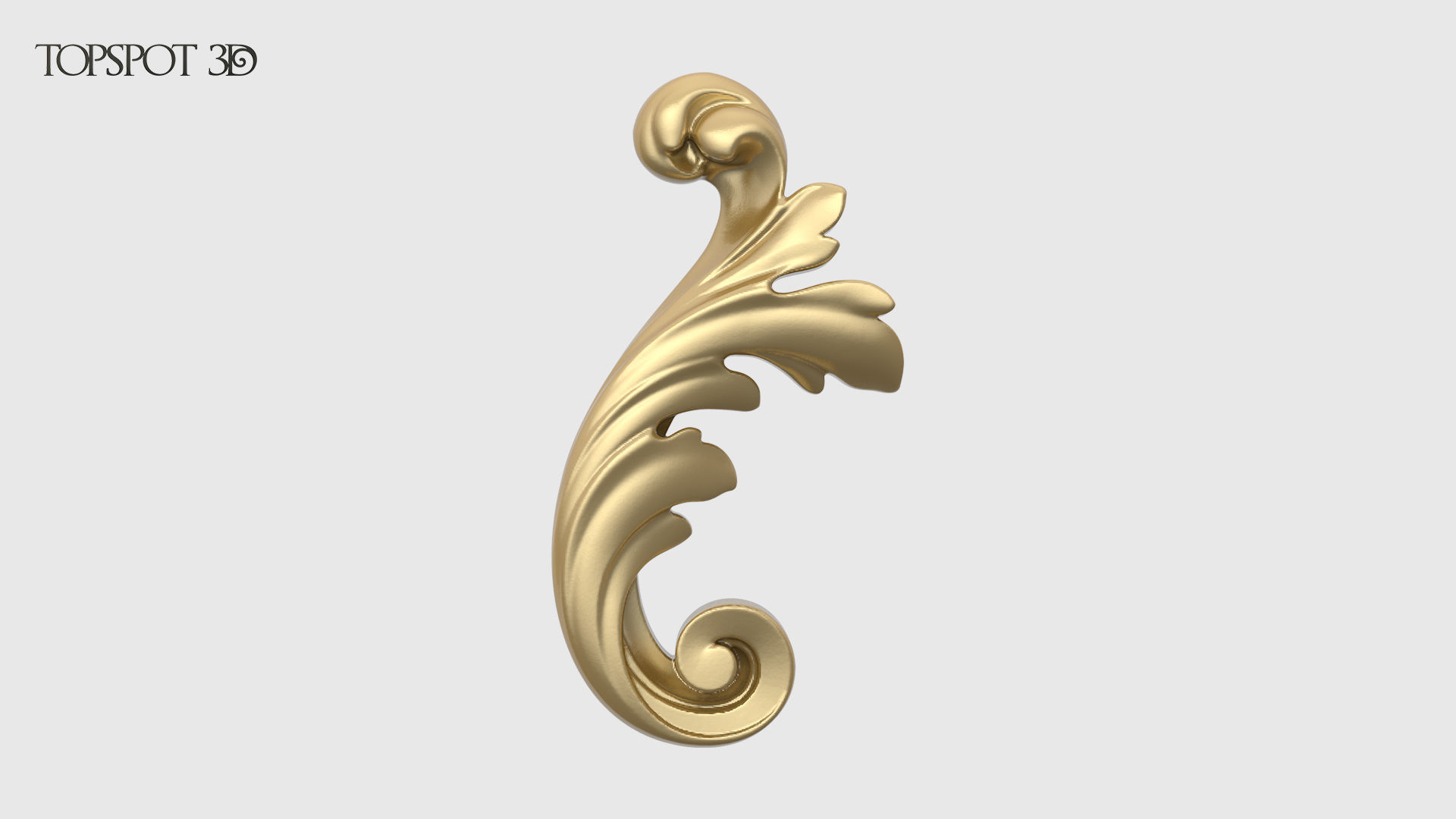 Acanthus Leaves Set 3D model 3D printable | CGTrader