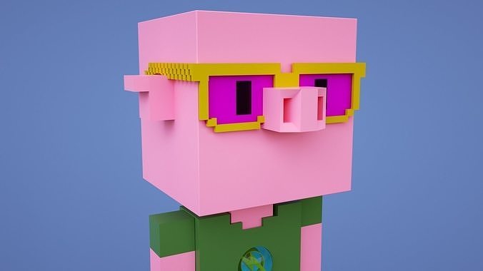 3D Meebit Fantasiy Animal Model