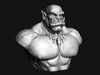 Garrosh Hellscream Bust 3D print model 3D model 3D printable | CGTrader
