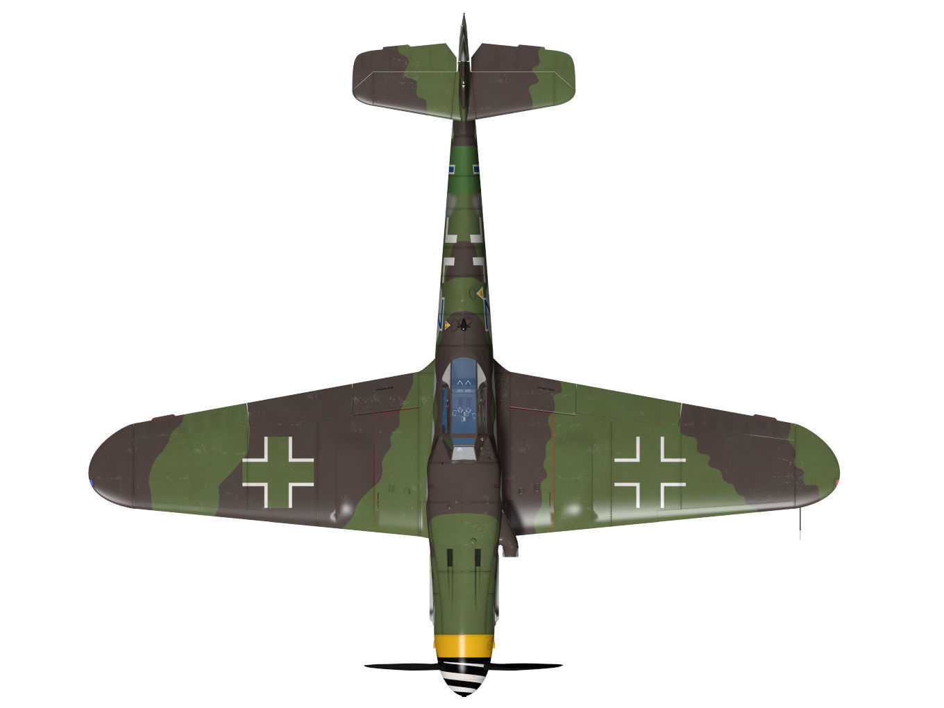 Messerschmitt Bf 109 K4 3D model CGTrader