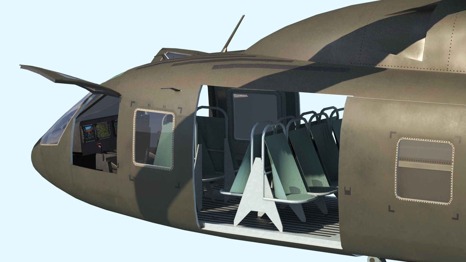 Sikorsky Boeing SB 1 Defiant helicopter 3D model CGTrader