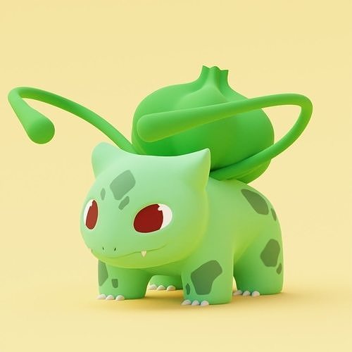 Pokemon Bulbasaur 3D Model