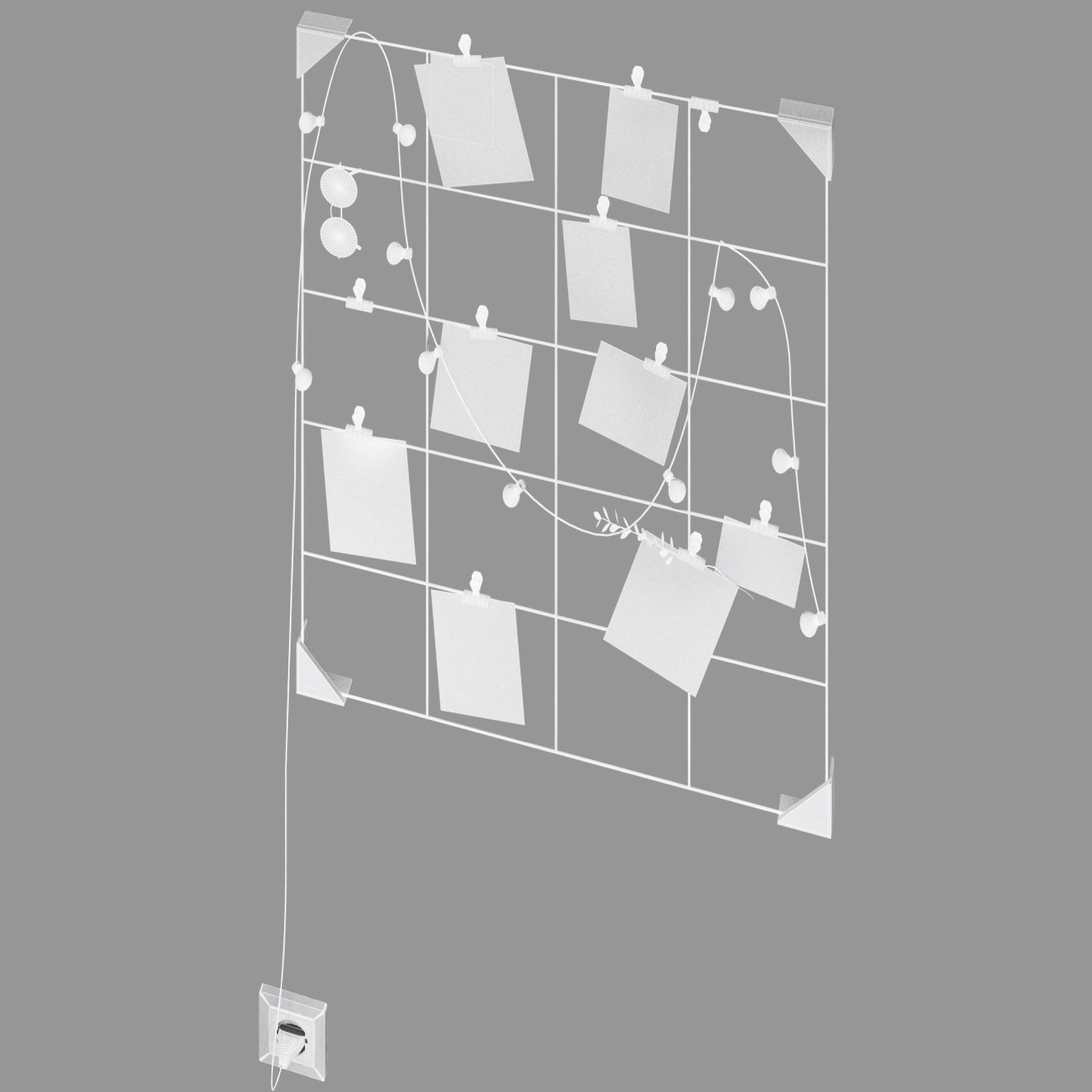 Ikea notice board 3D model CGTrader