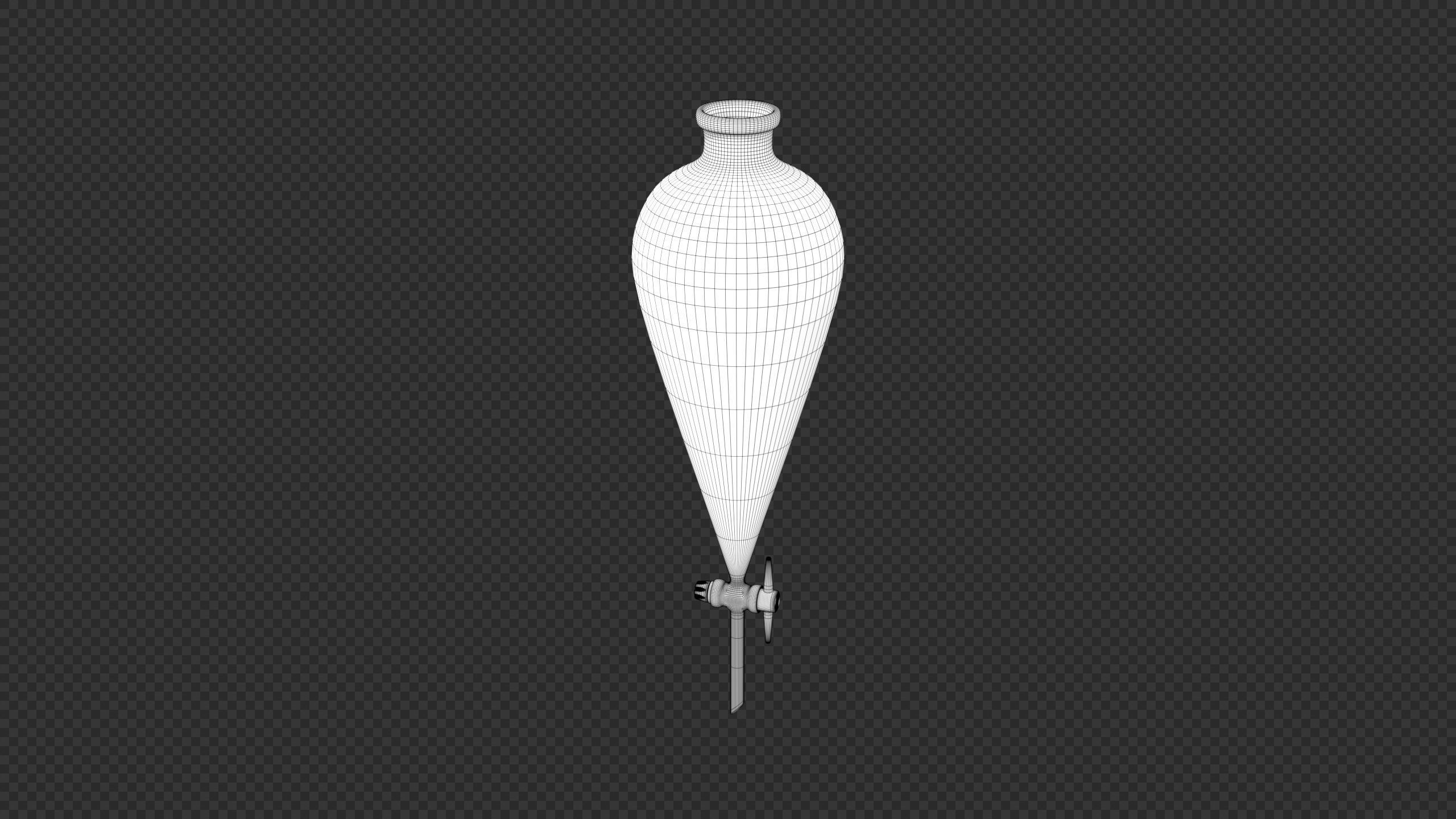 Separatory Funnel 3D model CGTrader