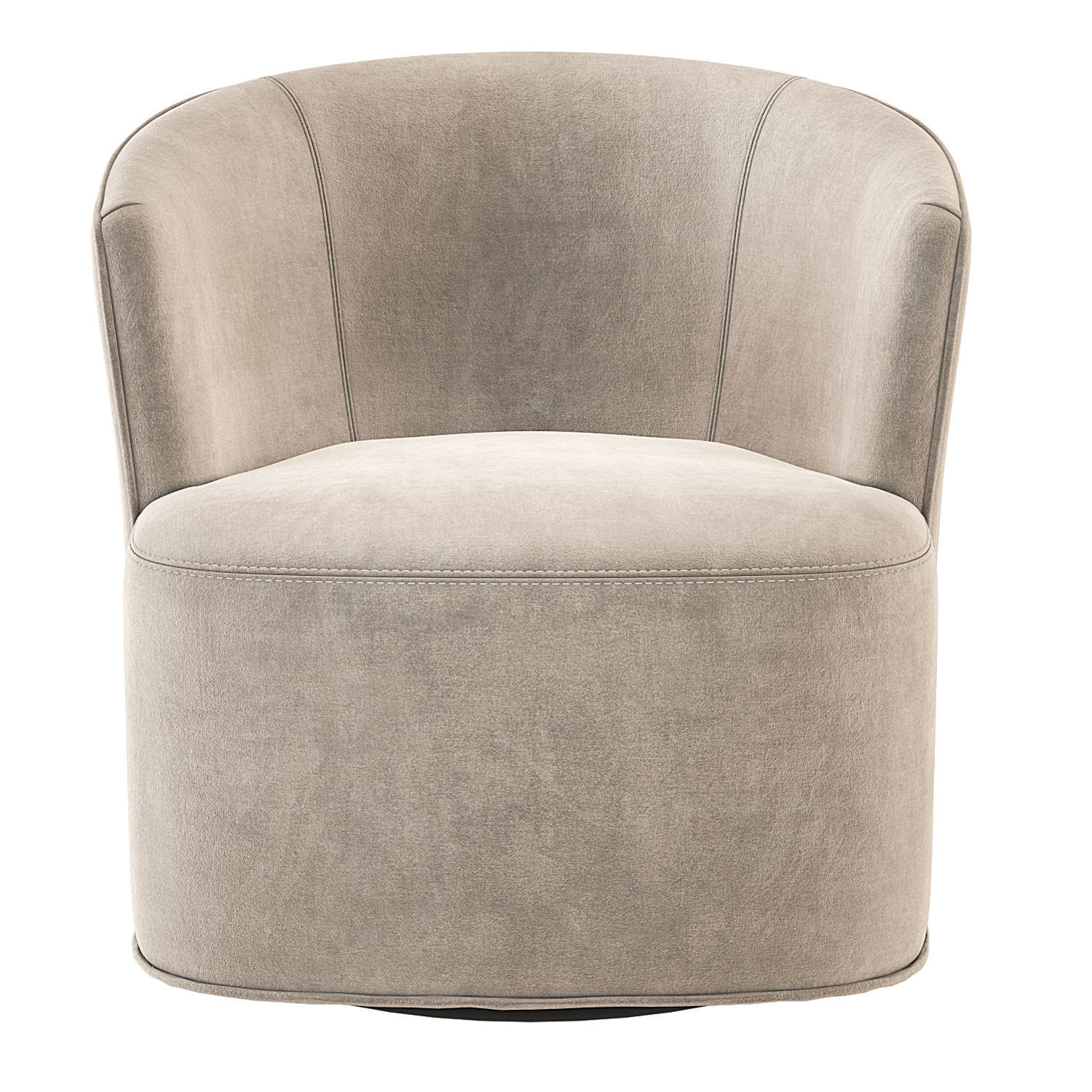 Arden Swivel Chair Restoration Hardware RH 3D model CGTrader